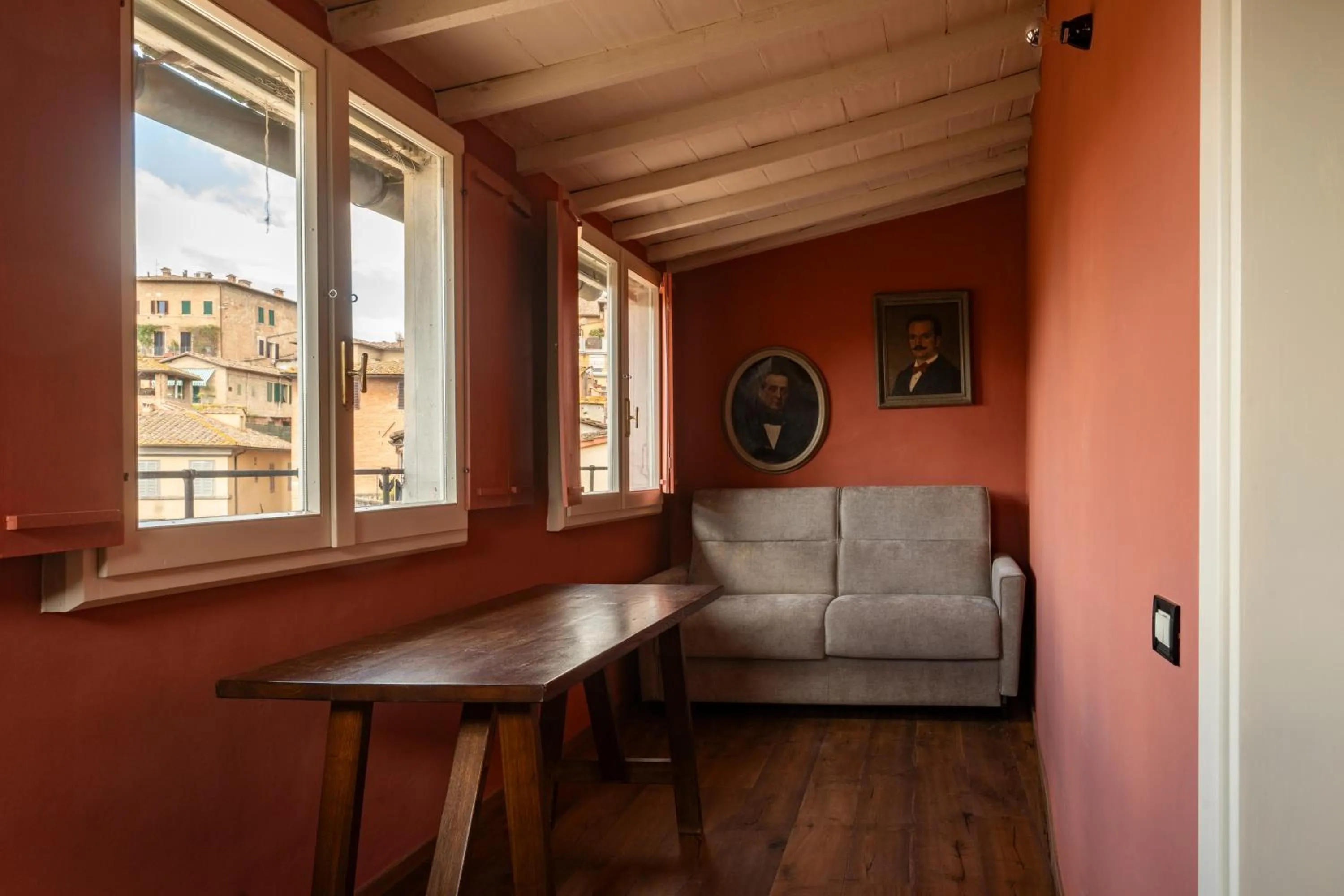 Seating area in BirBo Bike Hospitality