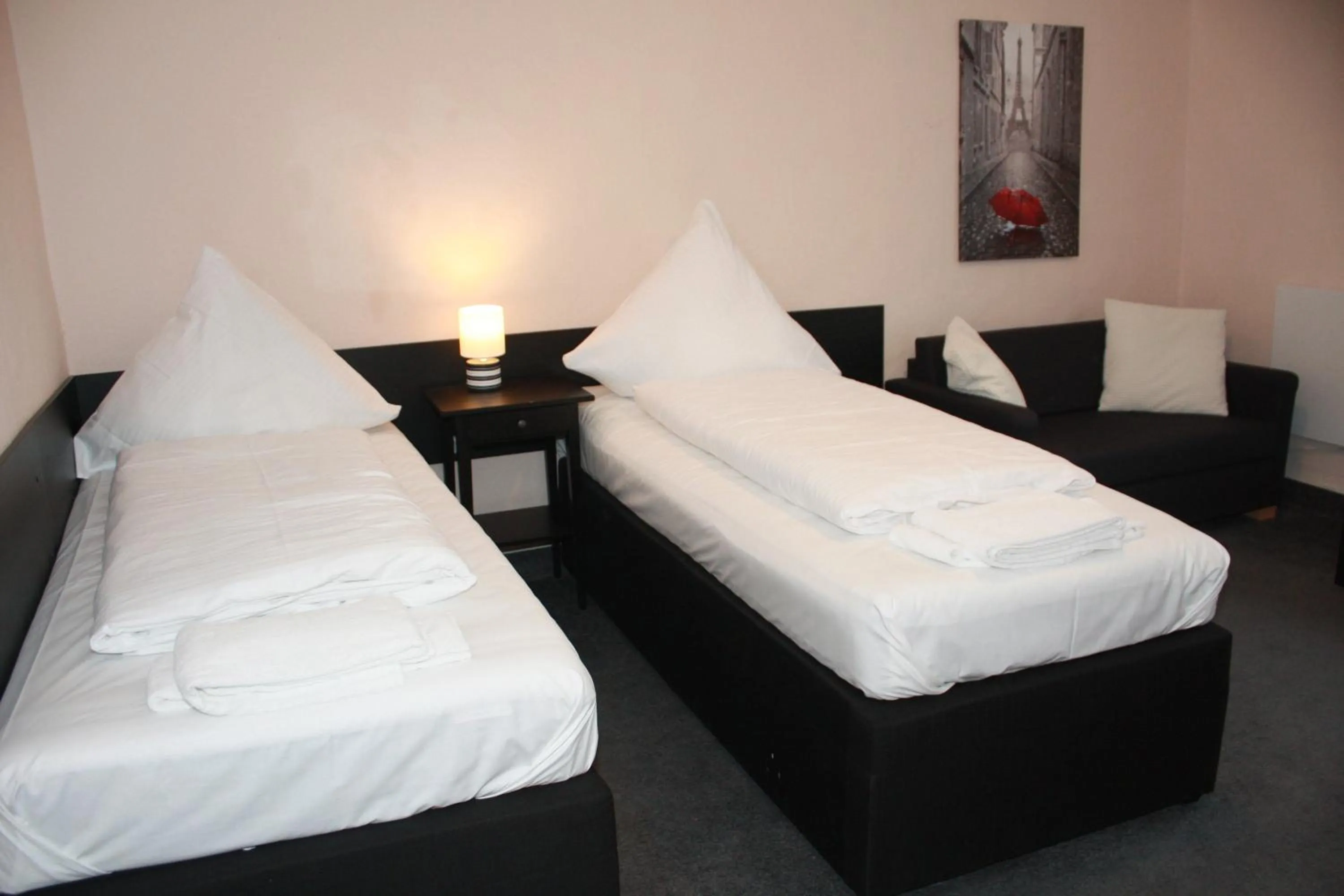 Decorative detail, Bed in Hotel Kölner Hof