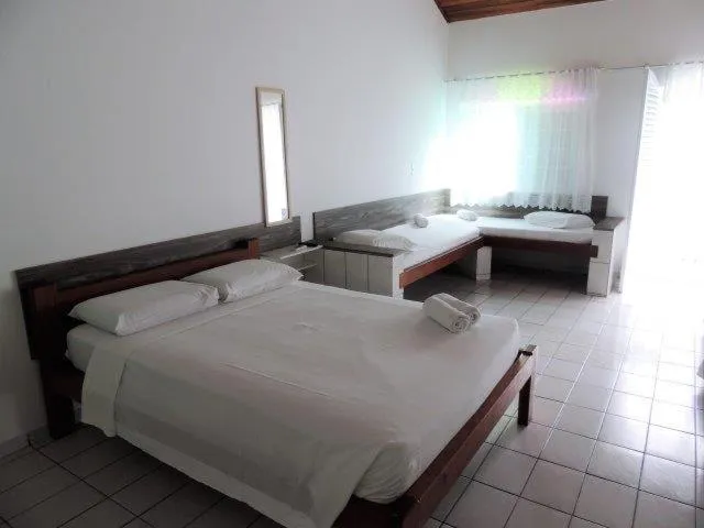 Bed in Marencanto Pousada