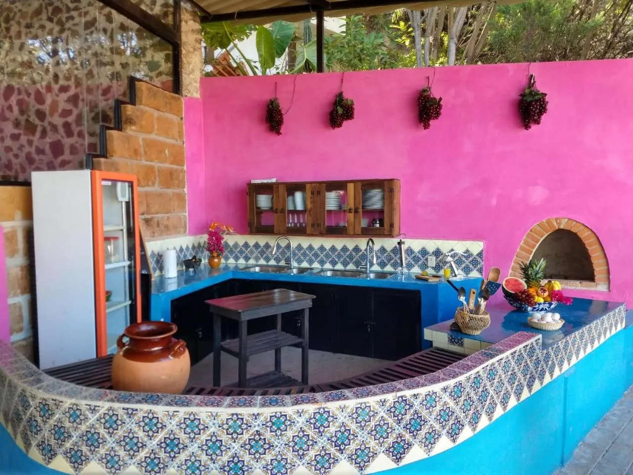 Kitchen or kitchenette in Casa Pahpaqui