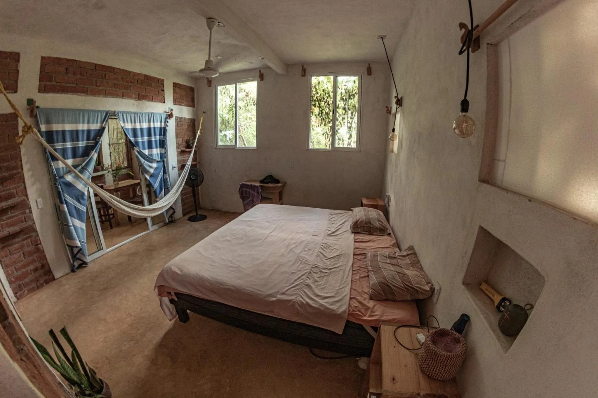 Bed in Casa Aquila Mazunte