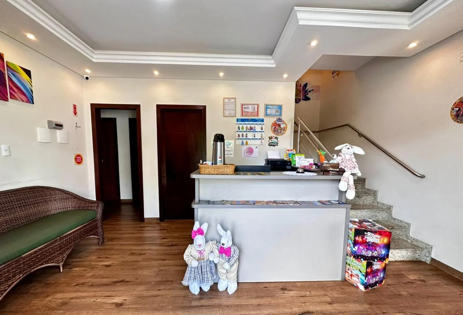 Lobby or reception in Pousada Recanto das Cores