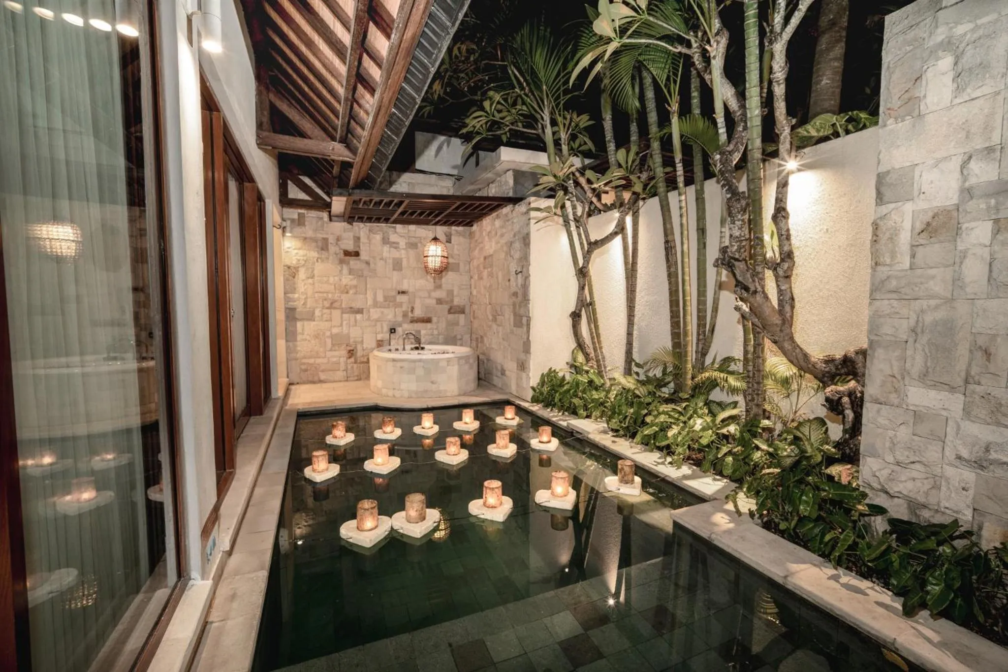 Pool view in Aksari Villa Seminyak by Ini Vie Hospitality