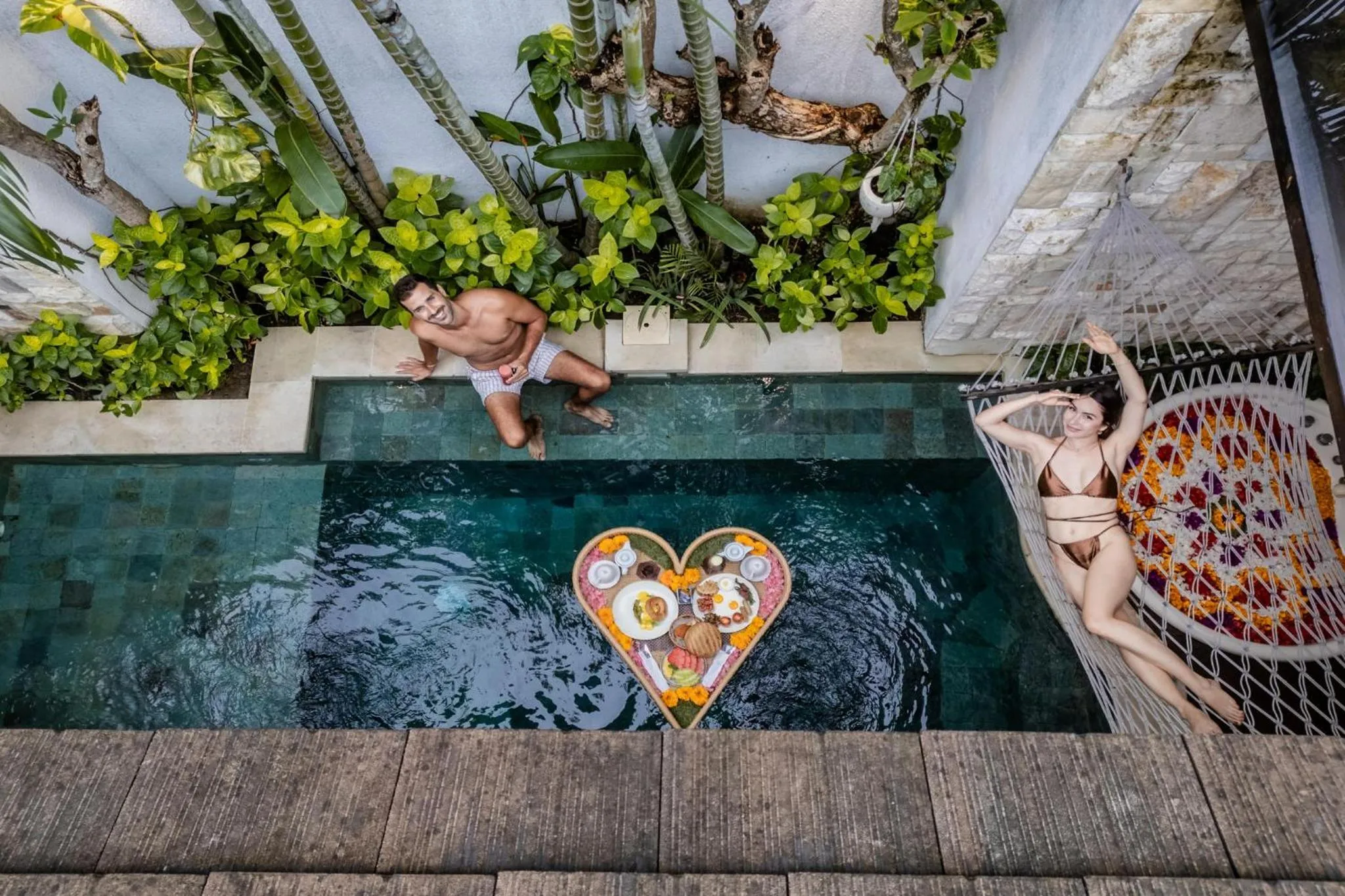 Swimming pool in Aksari Villa Seminyak by Ini Vie Hospitality