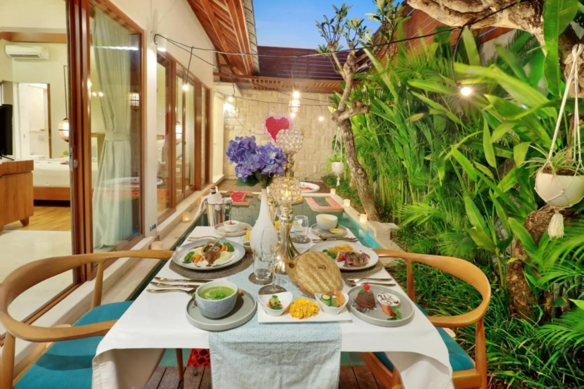 Dinner in Aksari Villa Seminyak by Ini Vie Hospitality