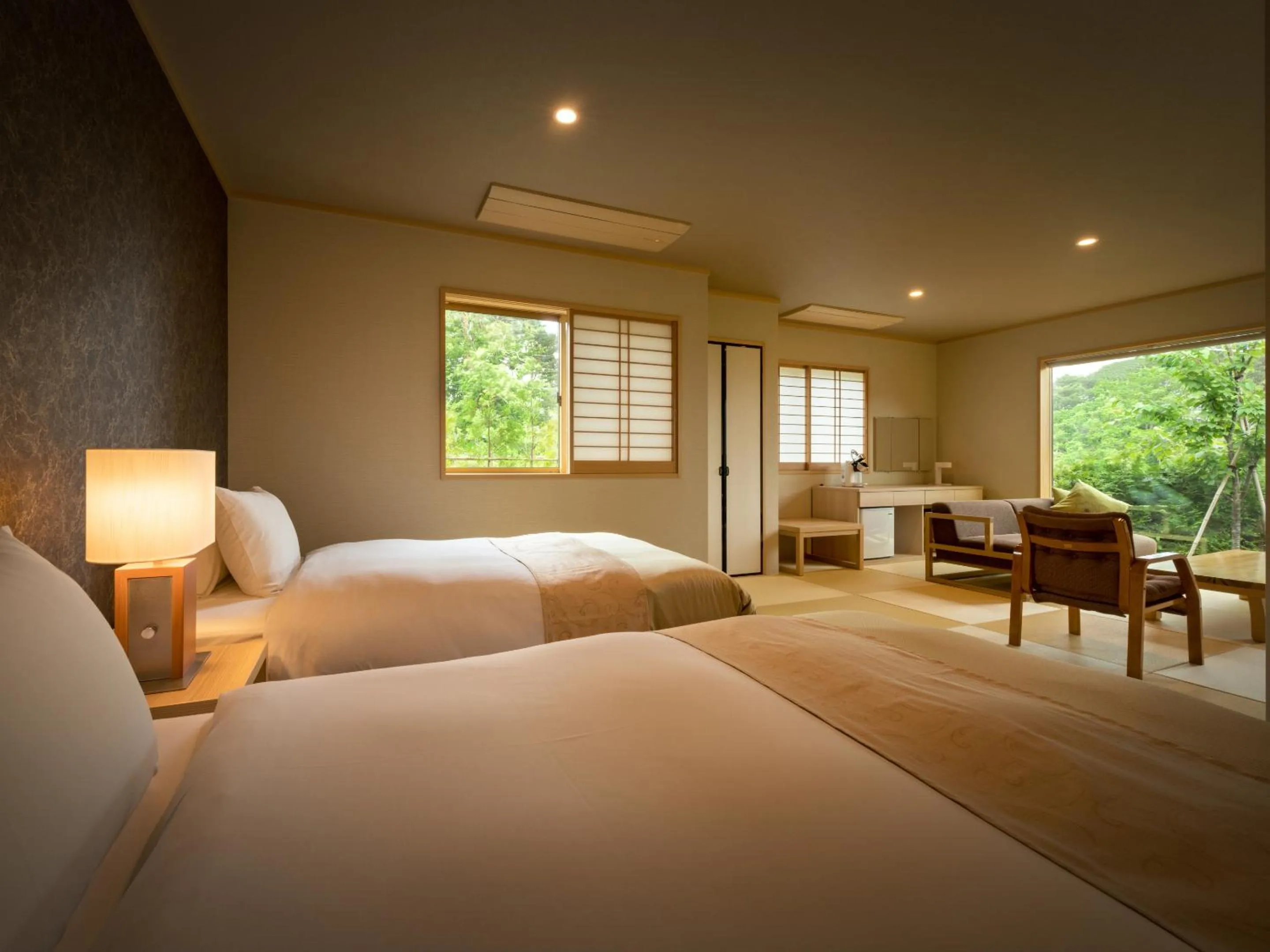 Bed in Nagisatei Taroan