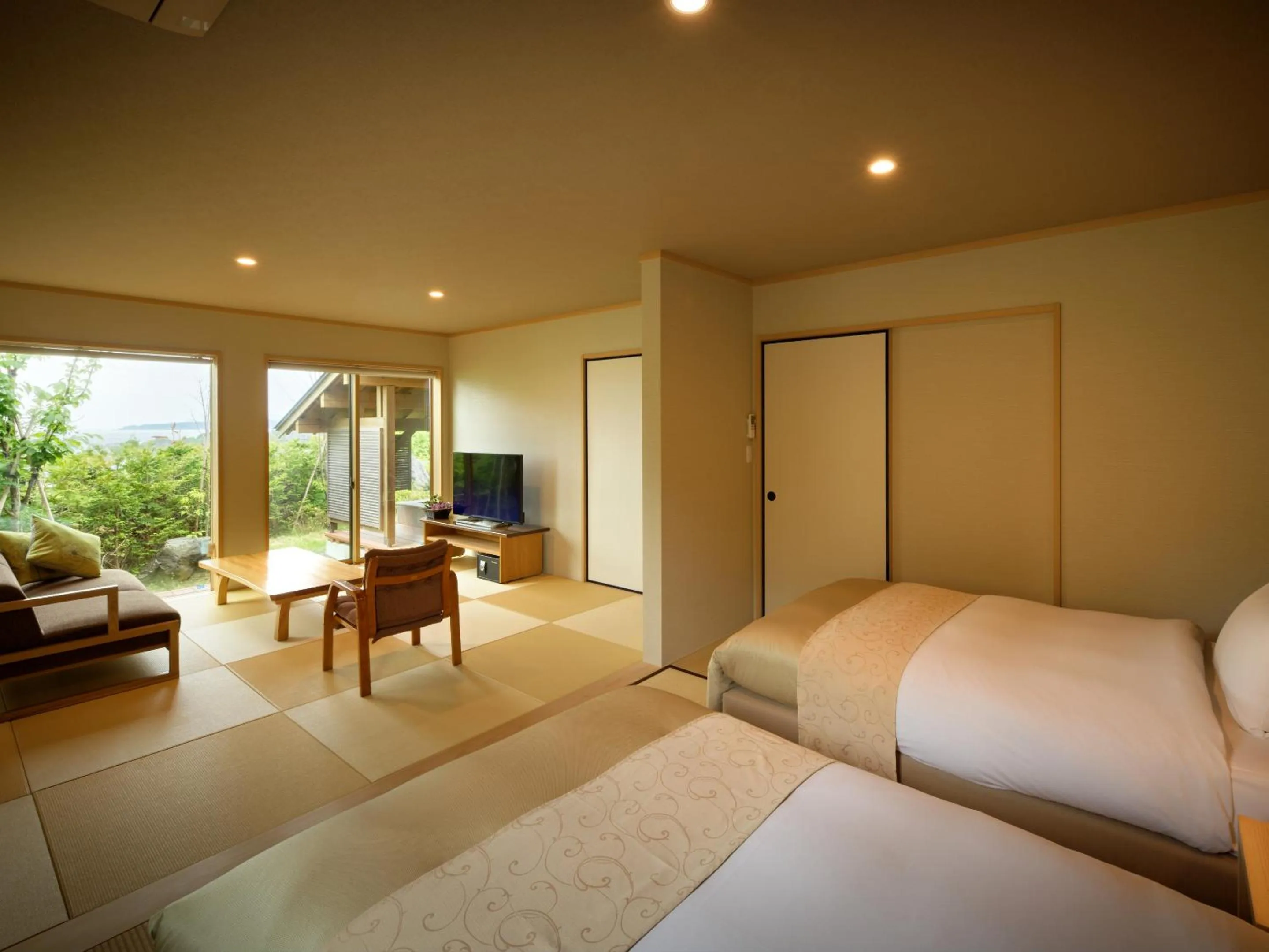 Bed in Nagisatei Taroan