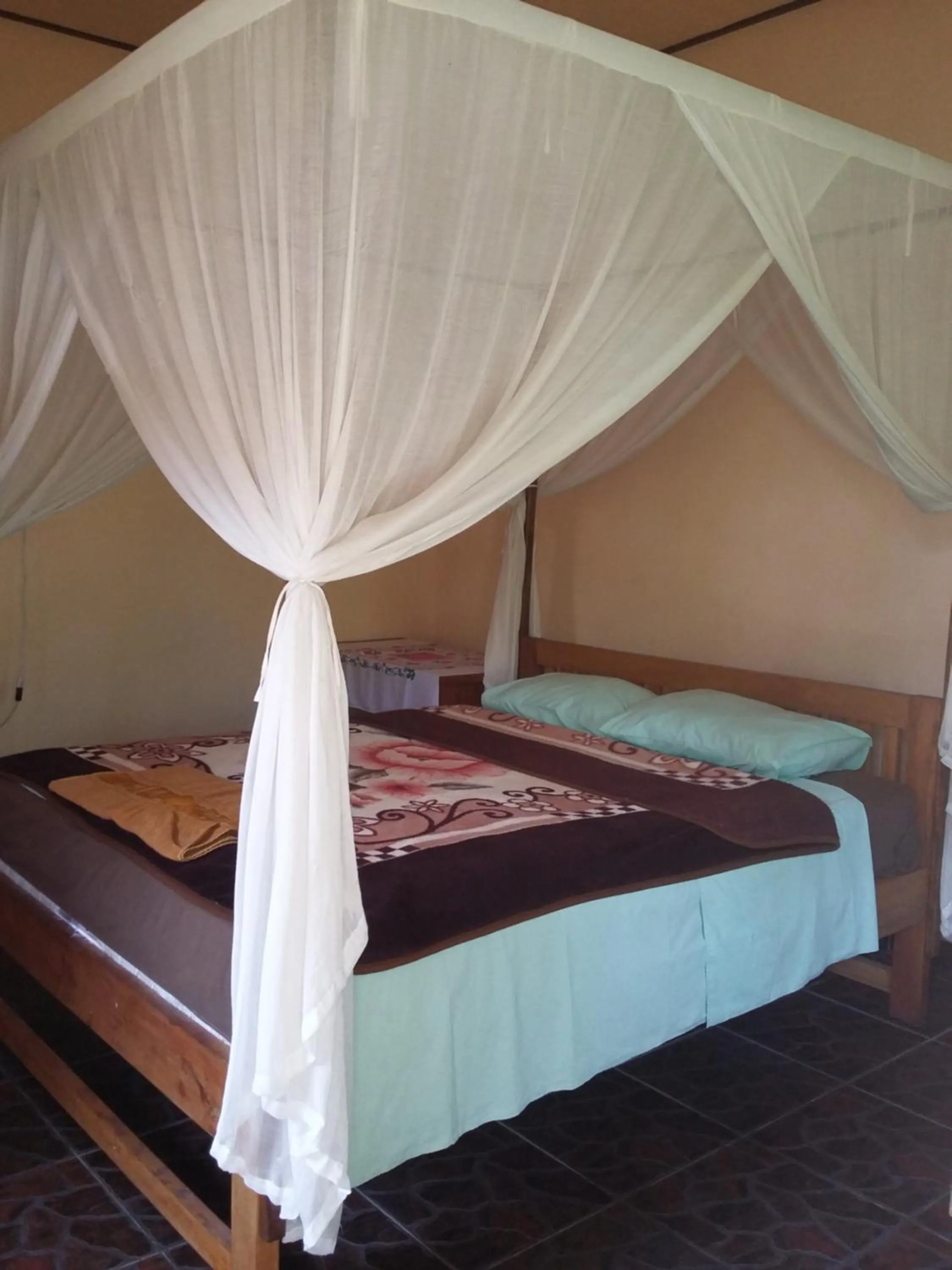 Bed in Surya Homestay