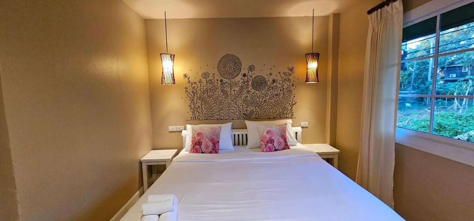 Bed in Naturalpark Resort De Wangthong