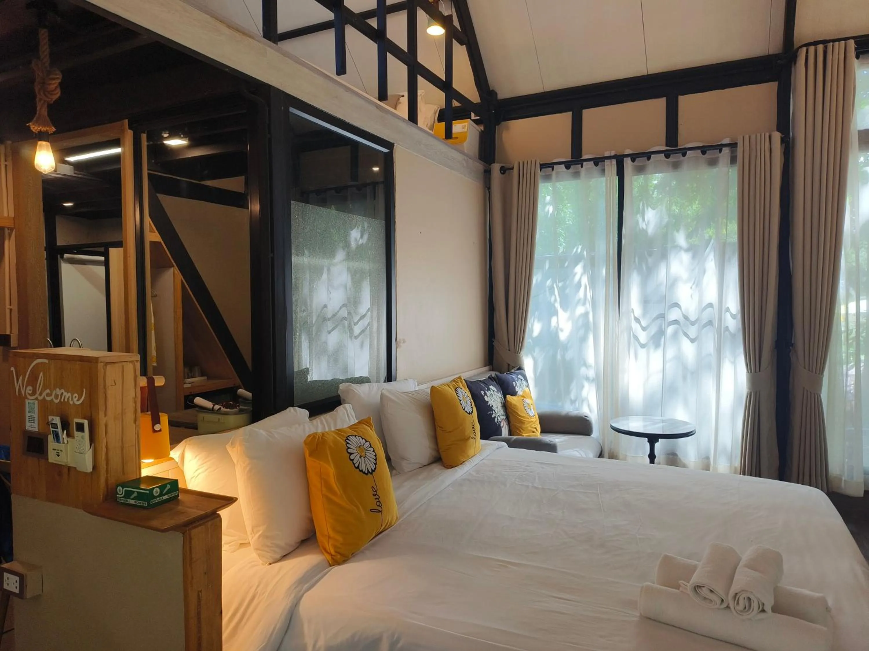 Bed in Naturalpark Resort De Wangthong