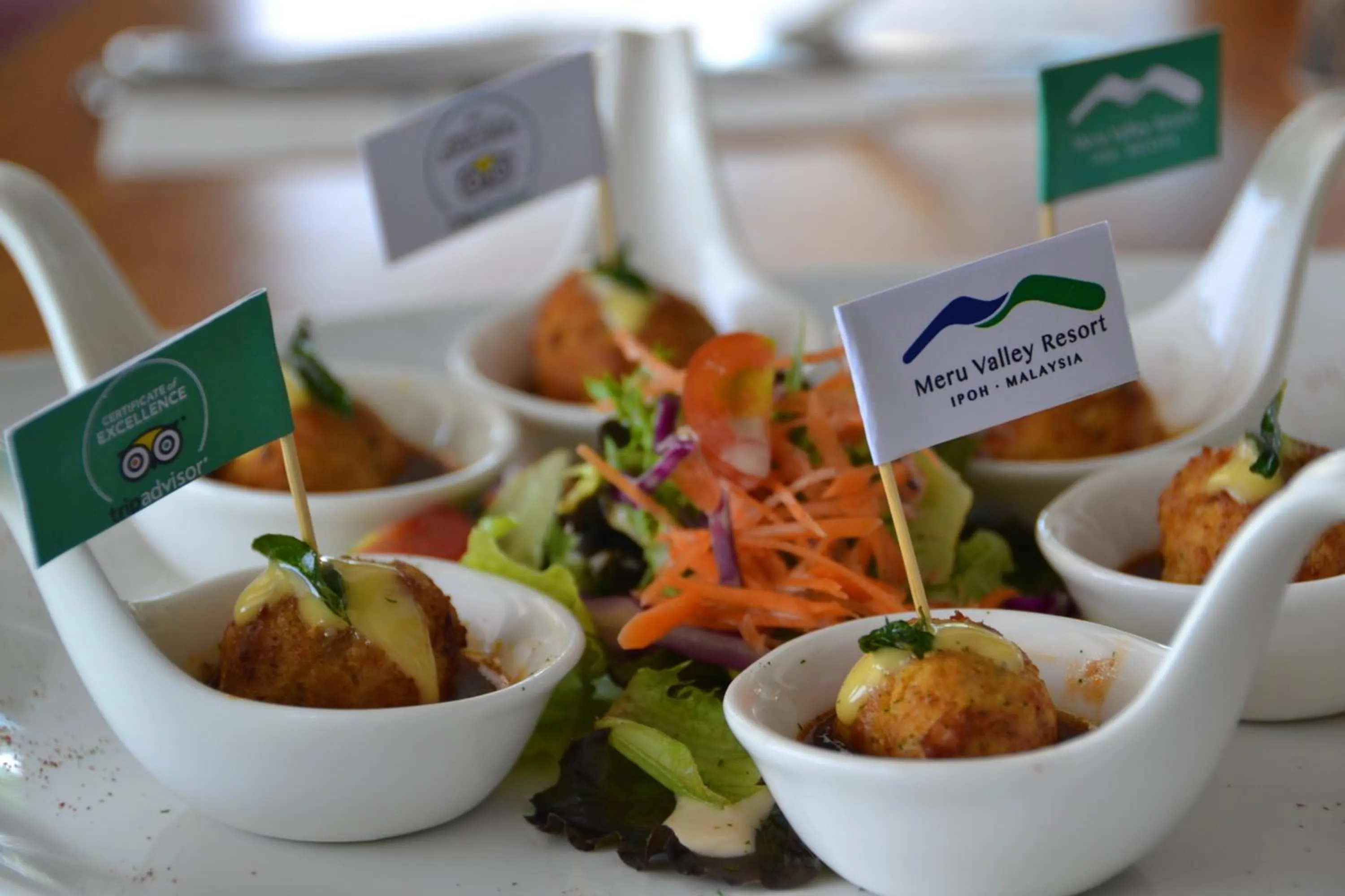 Food close-up in Meru Suites at Meru Valley Resort