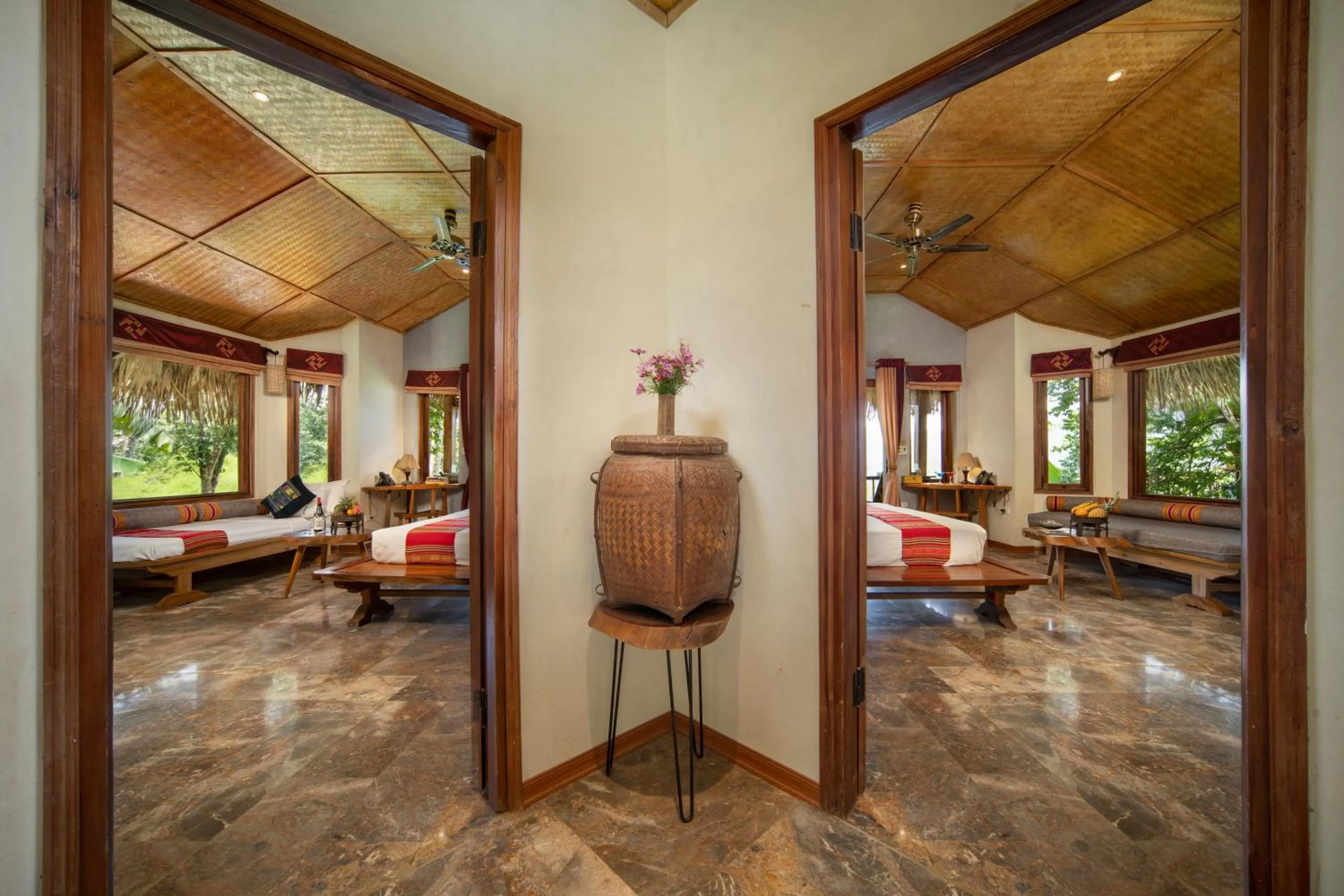 Bedroom, Bed in Puluong Retreat