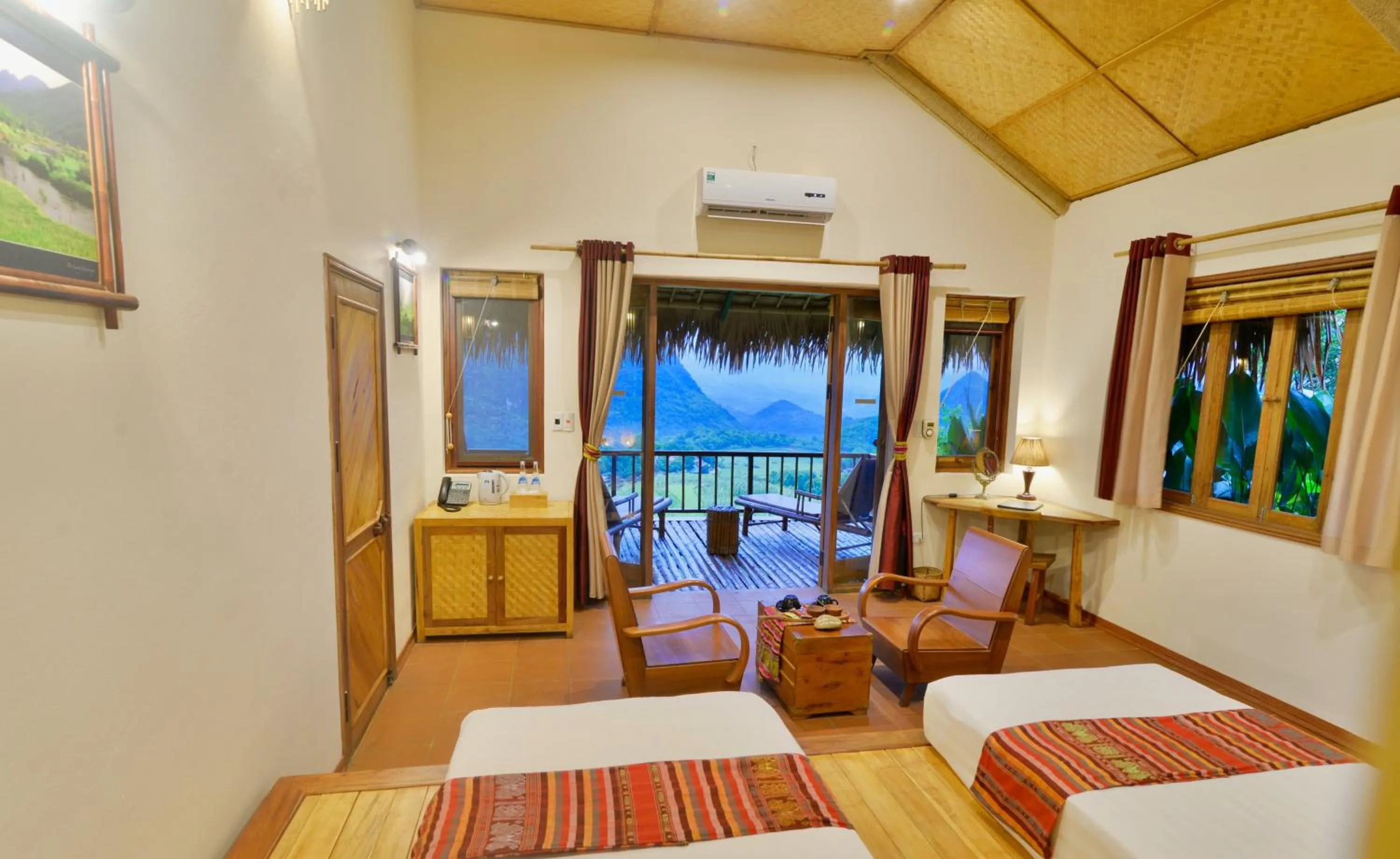 Bed in Puluong Retreat