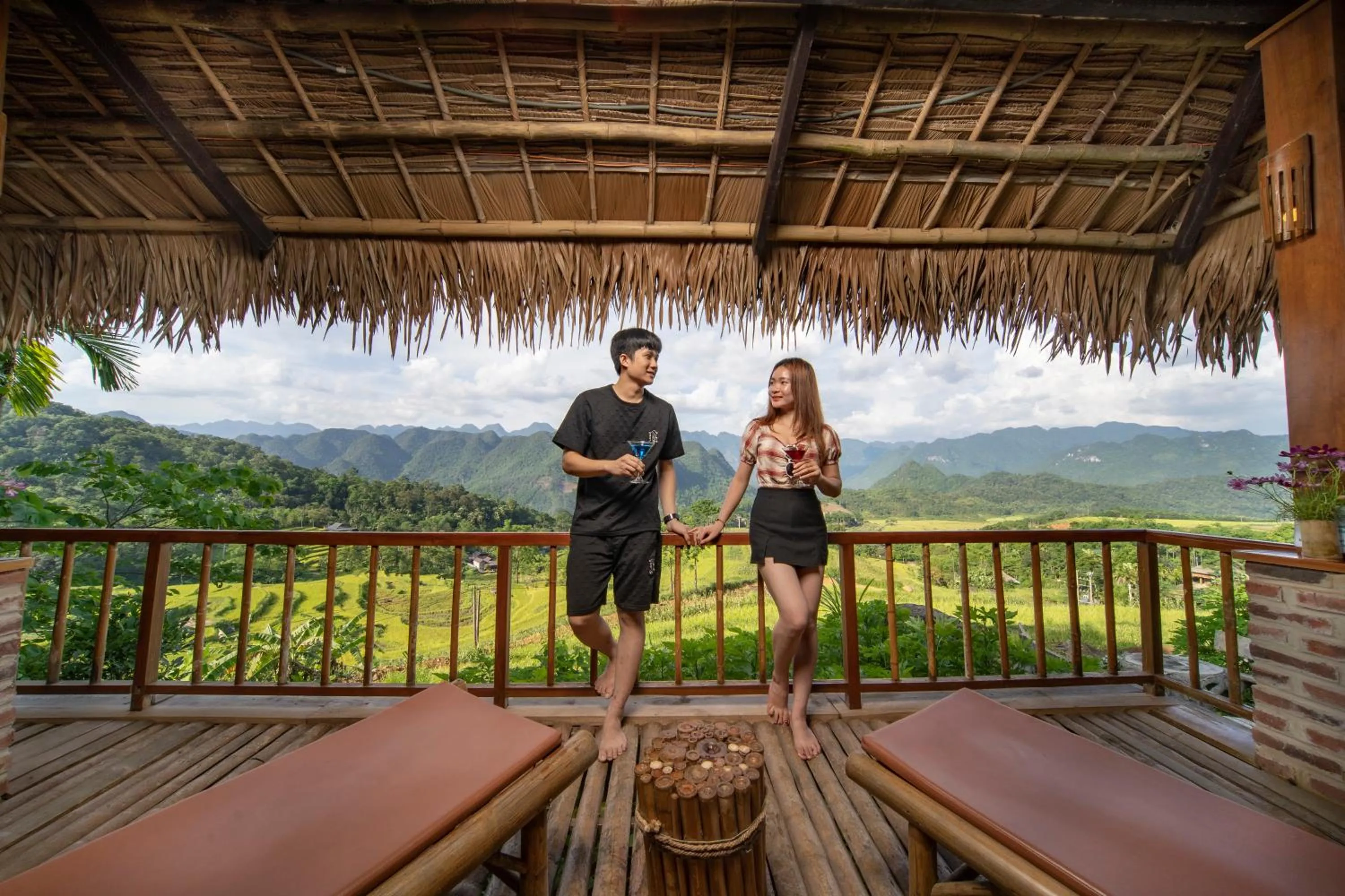 Balcony/Terrace in Puluong Retreat