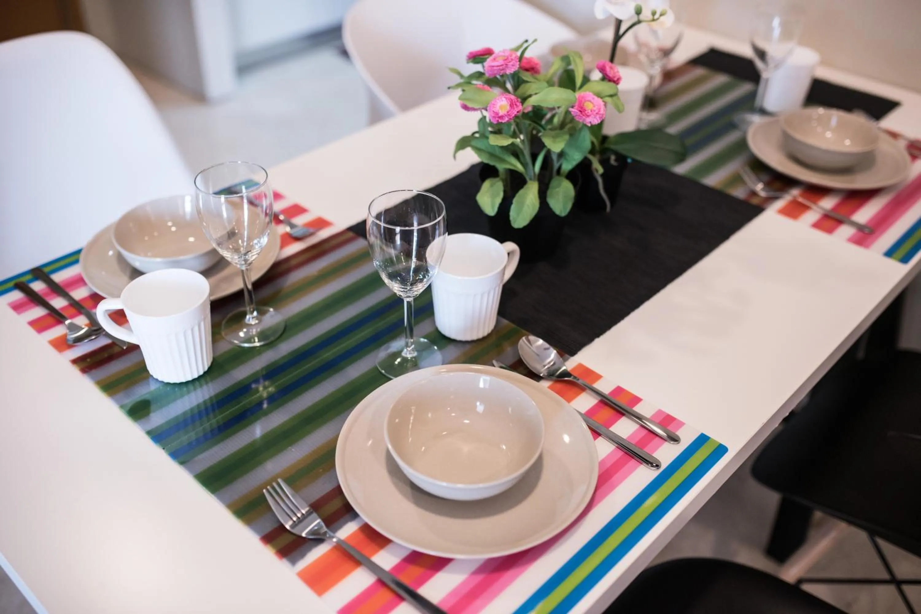 Communal kitchen in Vortex KLCC by Luxury Suites Asia