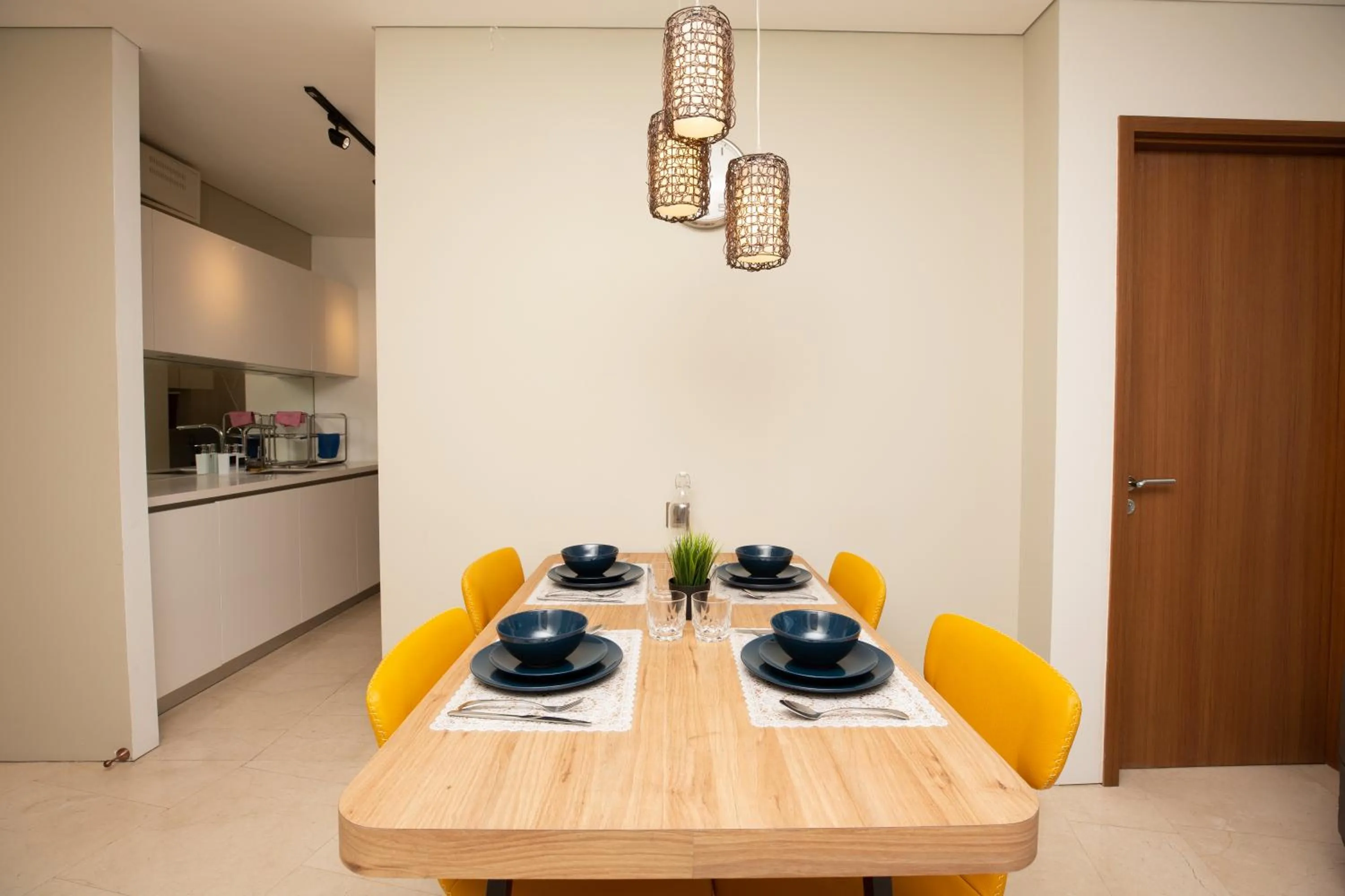 Dining area in Vortex KLCC by Luxury Suites Asia