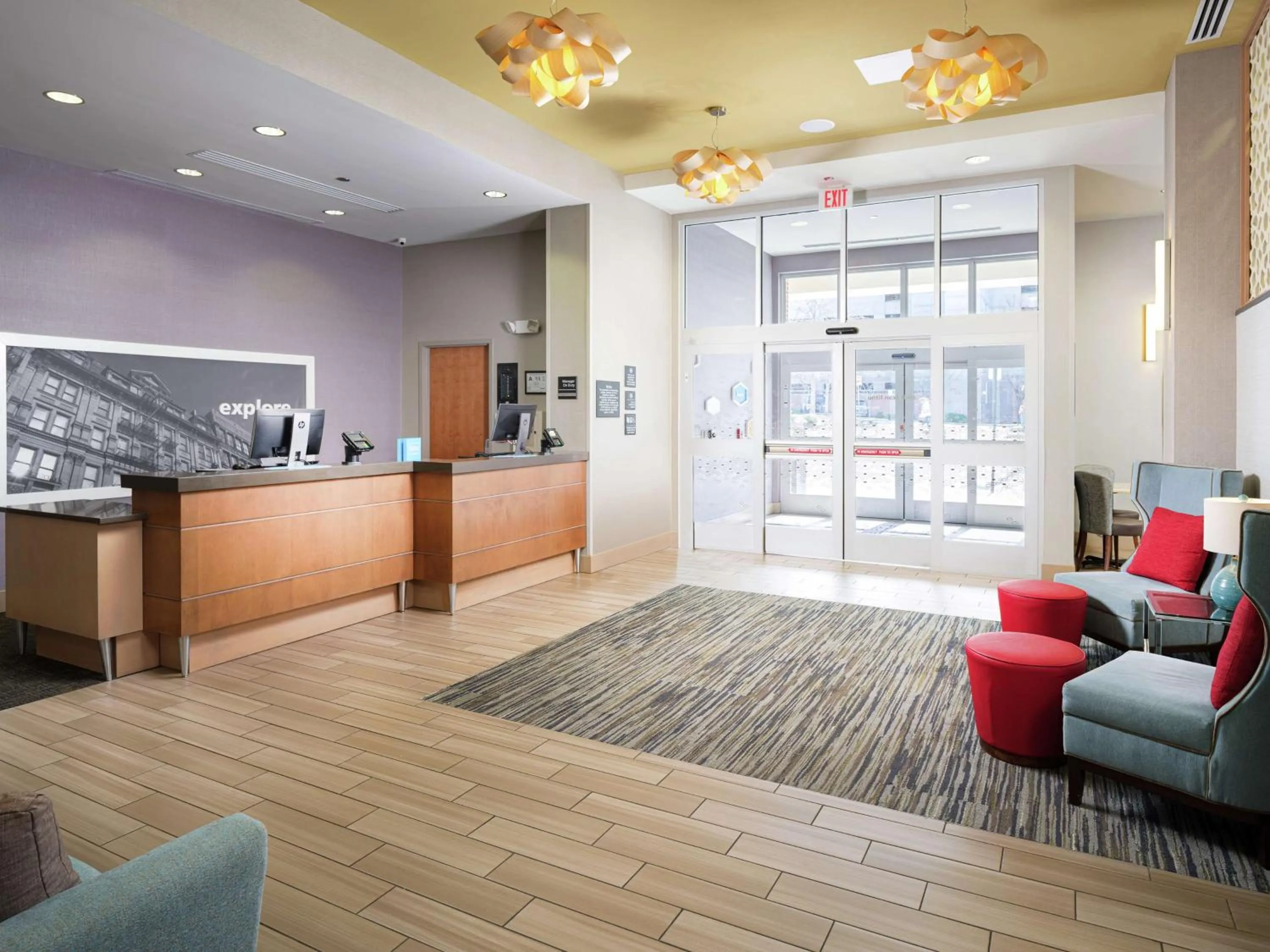 Lobby or reception in Hampton Inn Wilmington Downtown