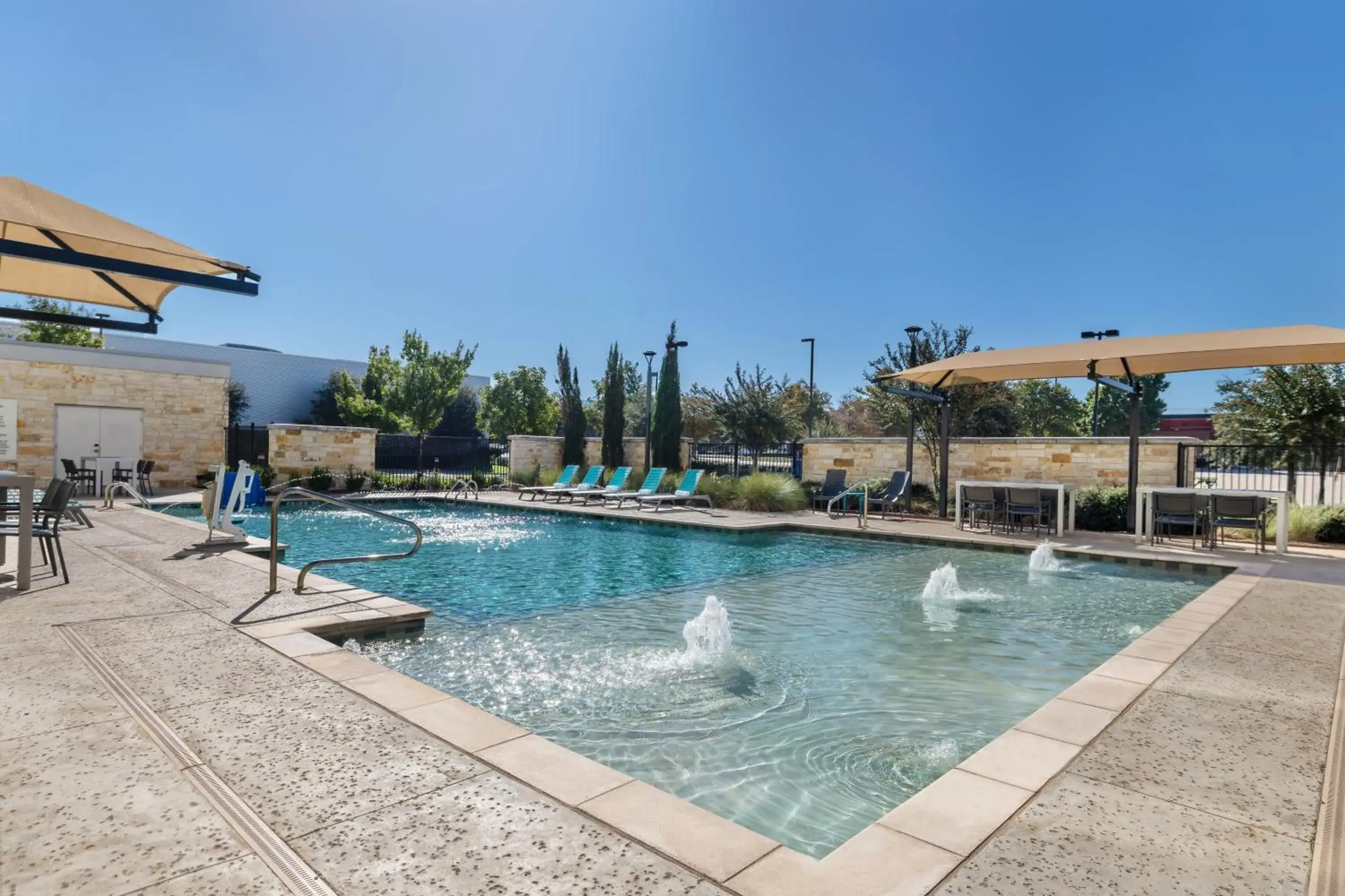 Swimming pool in Home2 Suites By Hilton Dallas Addison Swimming pool in Home2 Suites By Hilton Dallas Addison