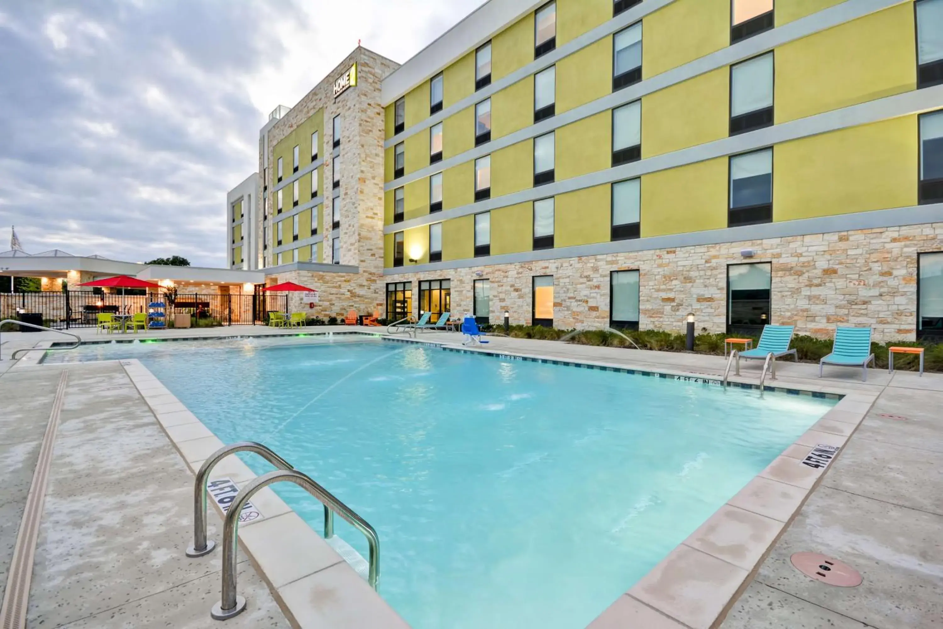 Pool view in Home2 Suites By Hilton Dallas Addison Pool view in Home2 Suites By Hilton Dallas Addison