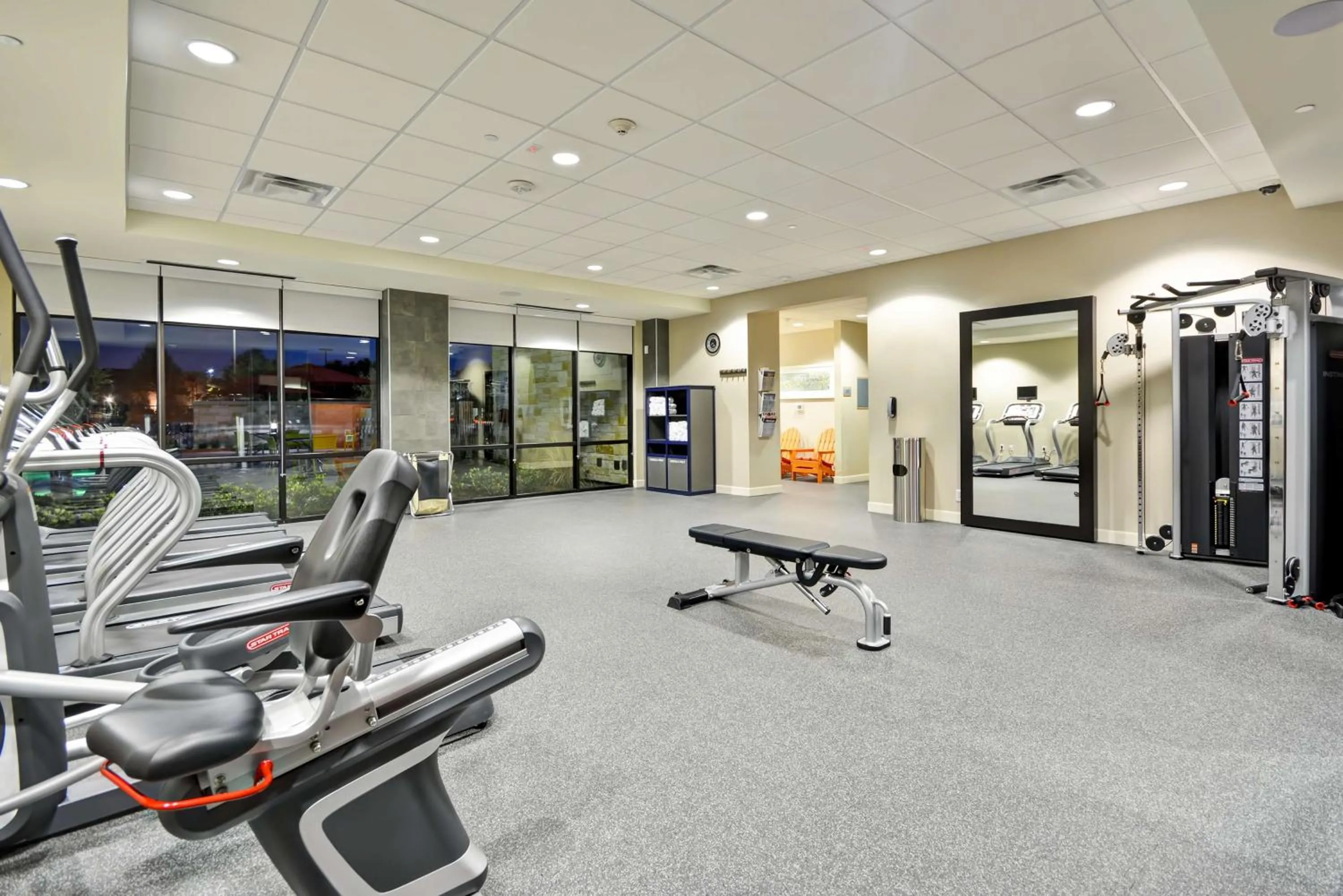 Fitness centre/facilities in Home2 Suites By Hilton Dallas Addison
