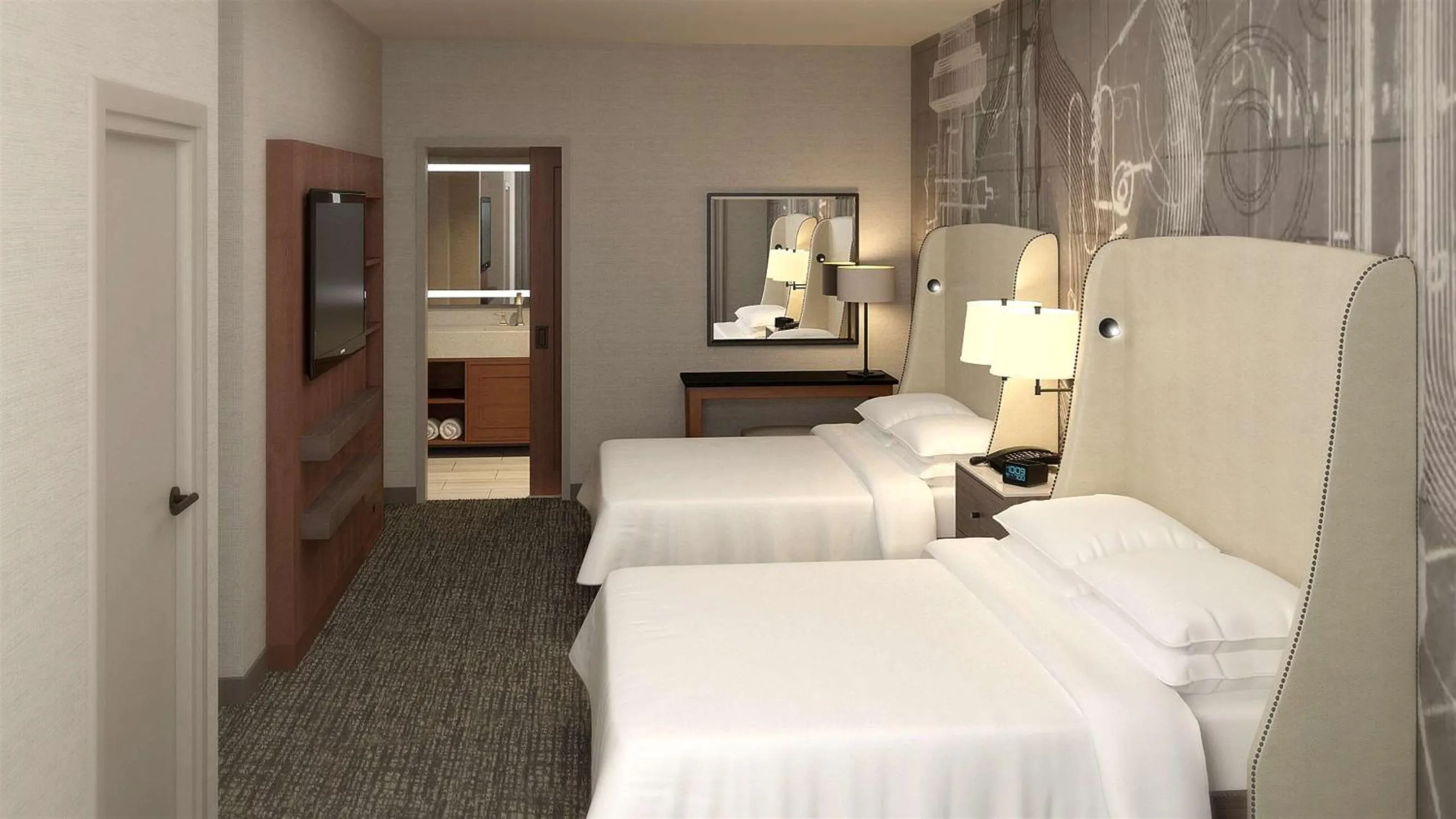 Bed in Embassy Suites By Hilton Berkeley Heights