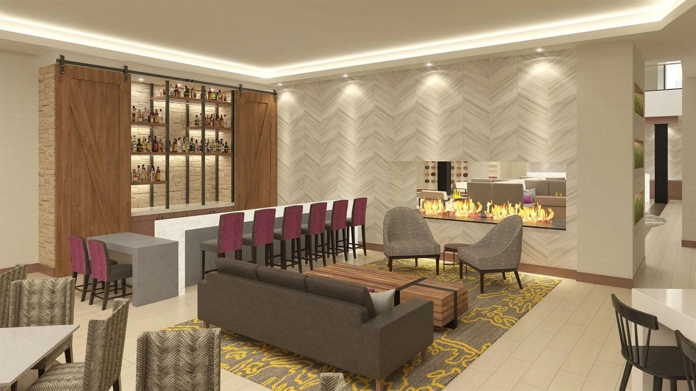 Lounge or bar in Embassy Suites By Hilton Berkeley Heights