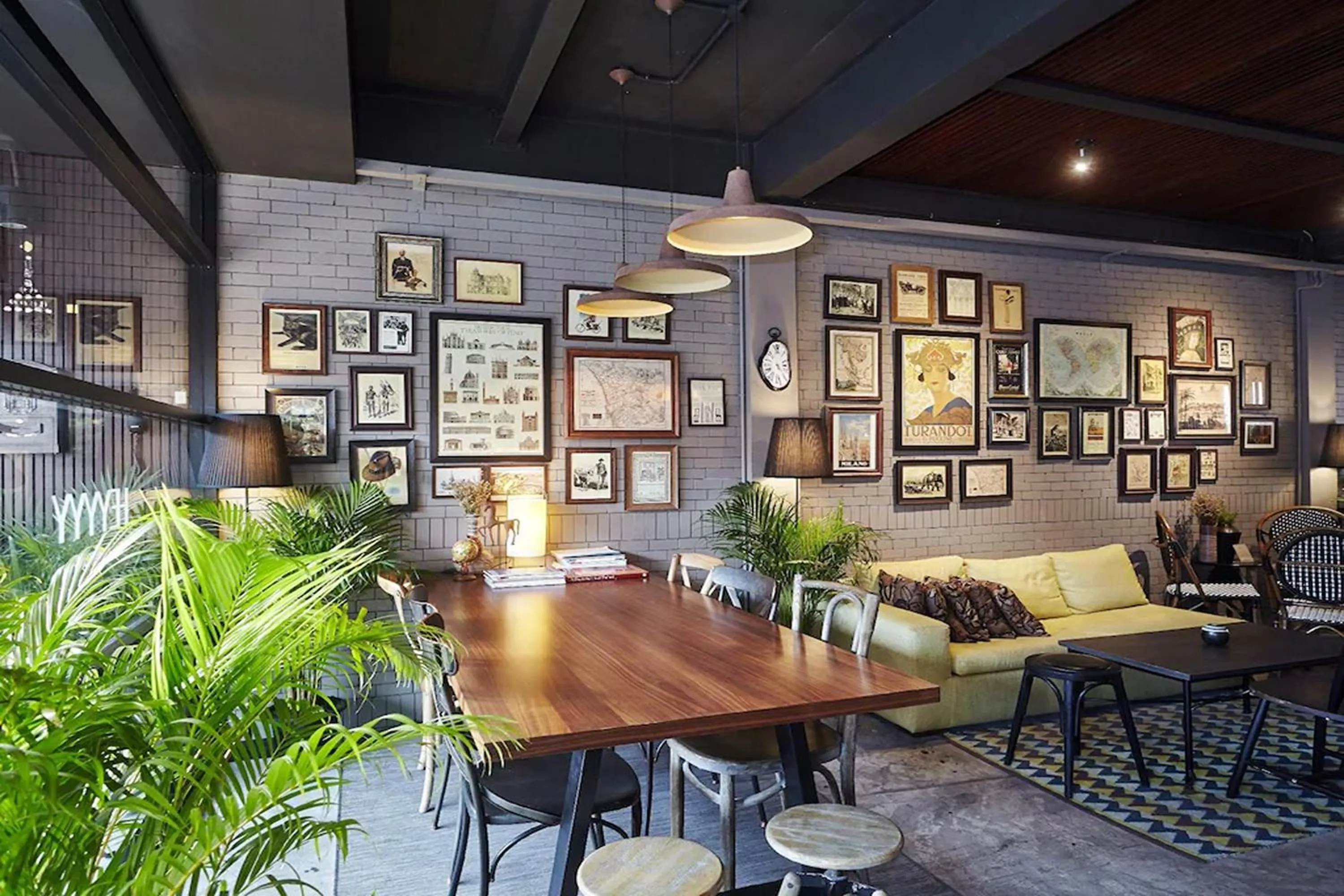 Seating area in Heyyyy Bangkok