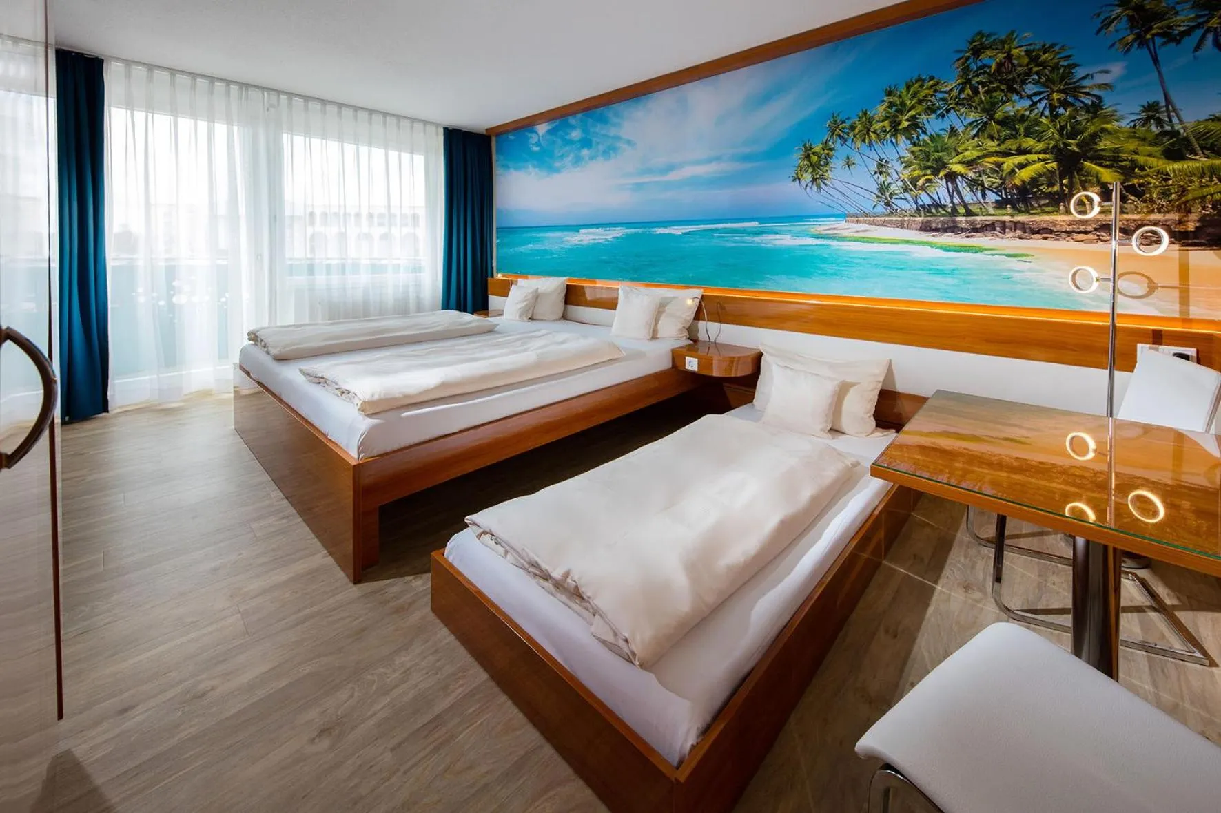 Photo of the whole room, Bed in Victory Gästehaus Therme Erding