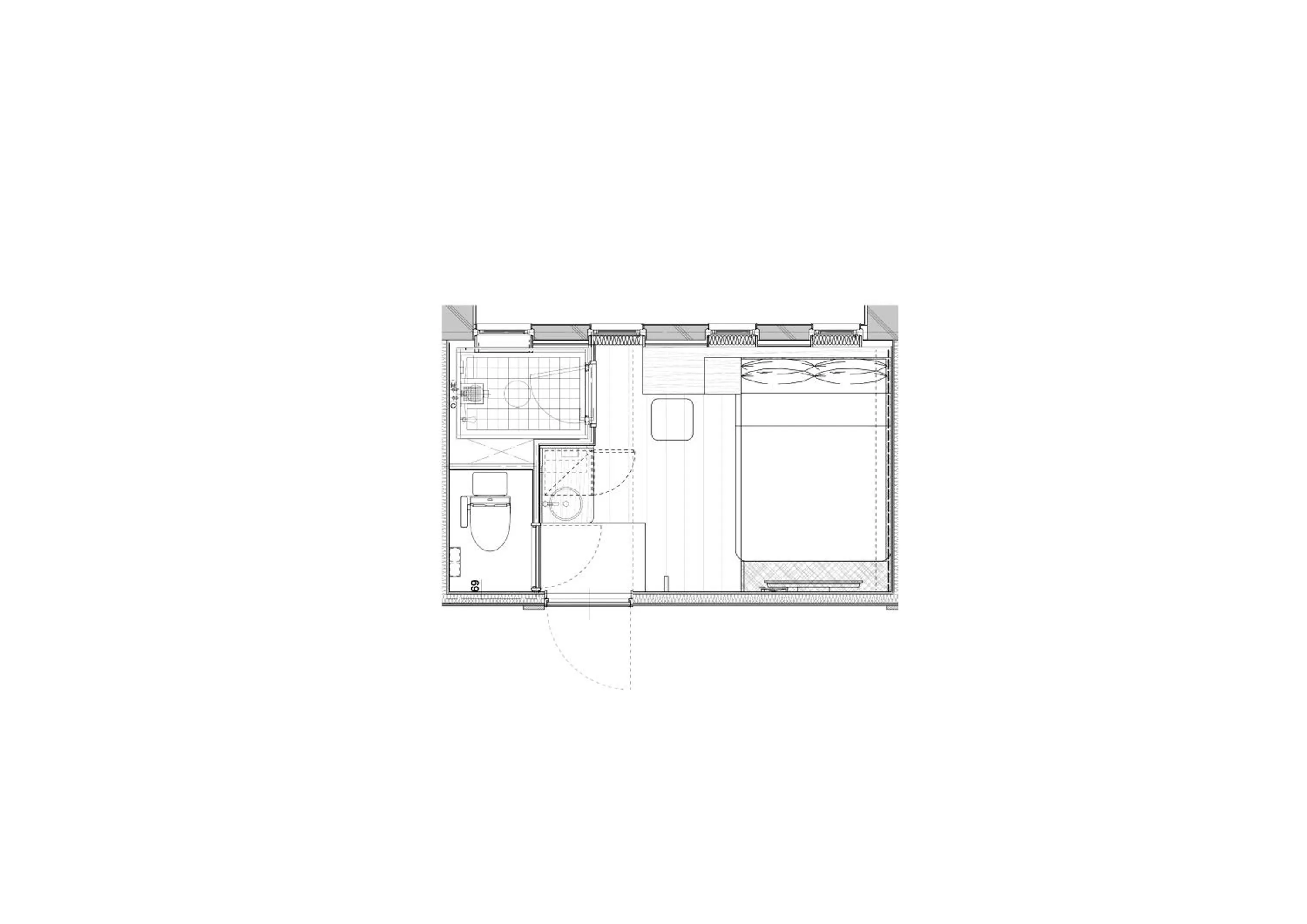 Floor plan in Hotel Paul House