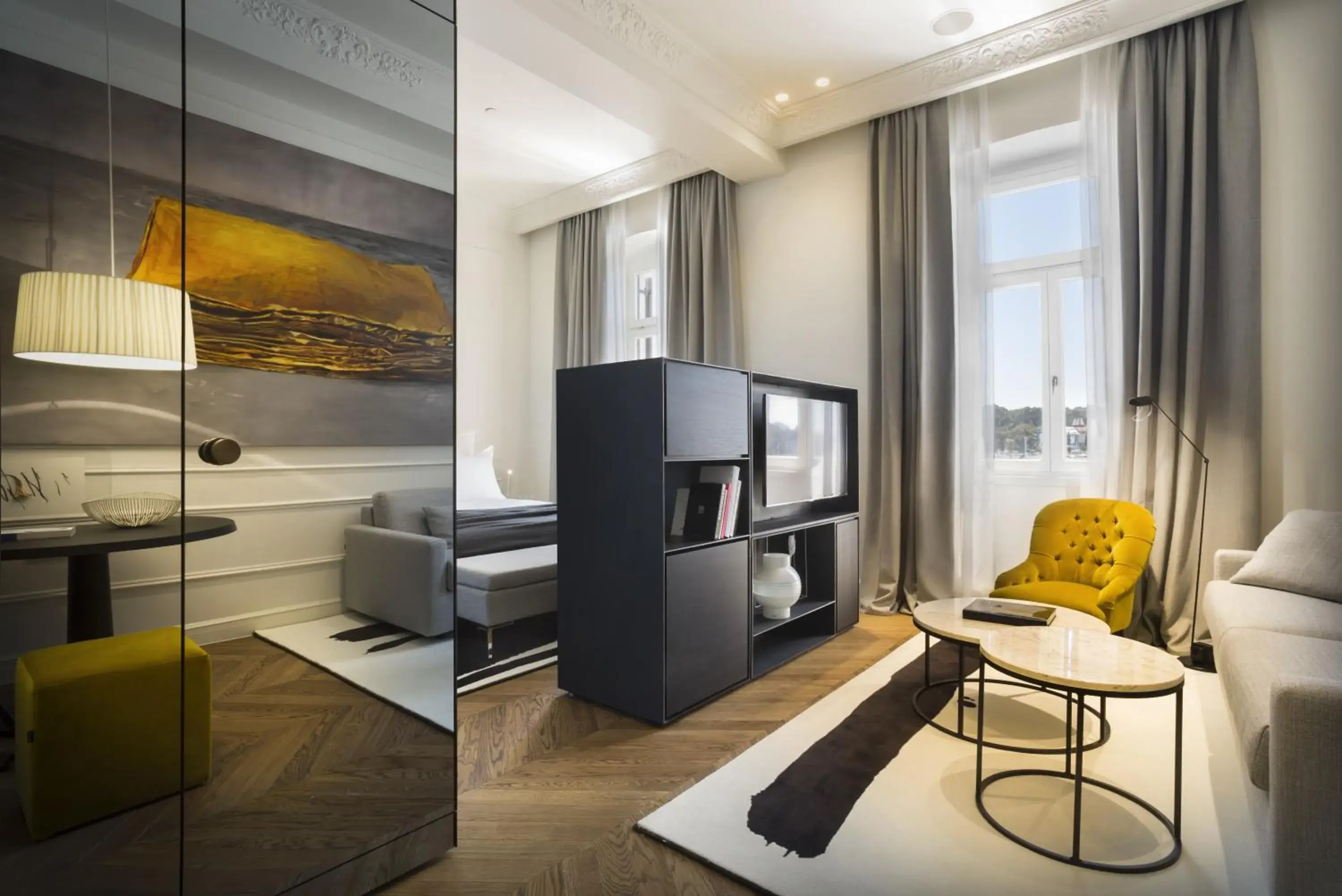 Seating area, Bed in Adriatic Hotel by Maistra Collection Seating area, Bed in Adriatic Hotel by Maistra Collection