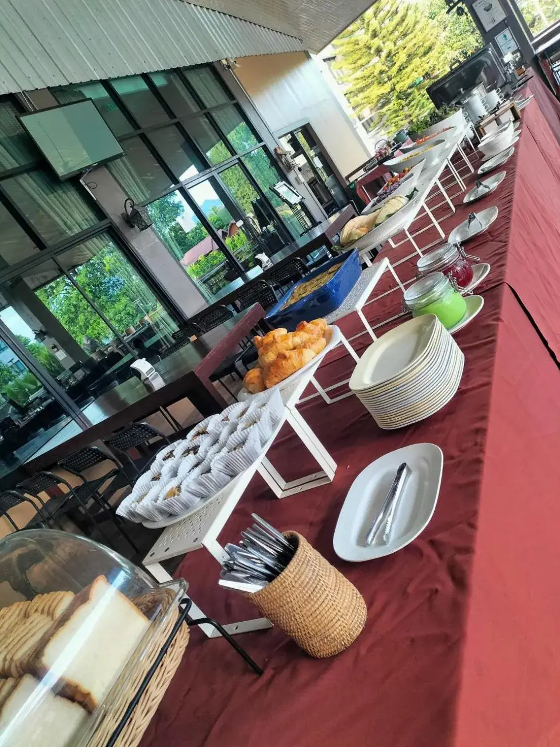 Buffet breakfast in Grandsiri Resort KhaoYai Buffet breakfast in Grandsiri Resort KhaoYai
