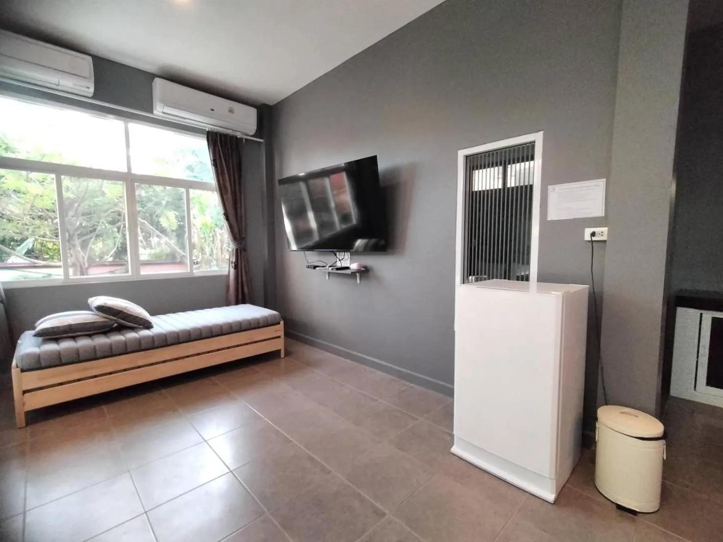 TV and multimedia, Bed in Grandsiri Resort KhaoYai