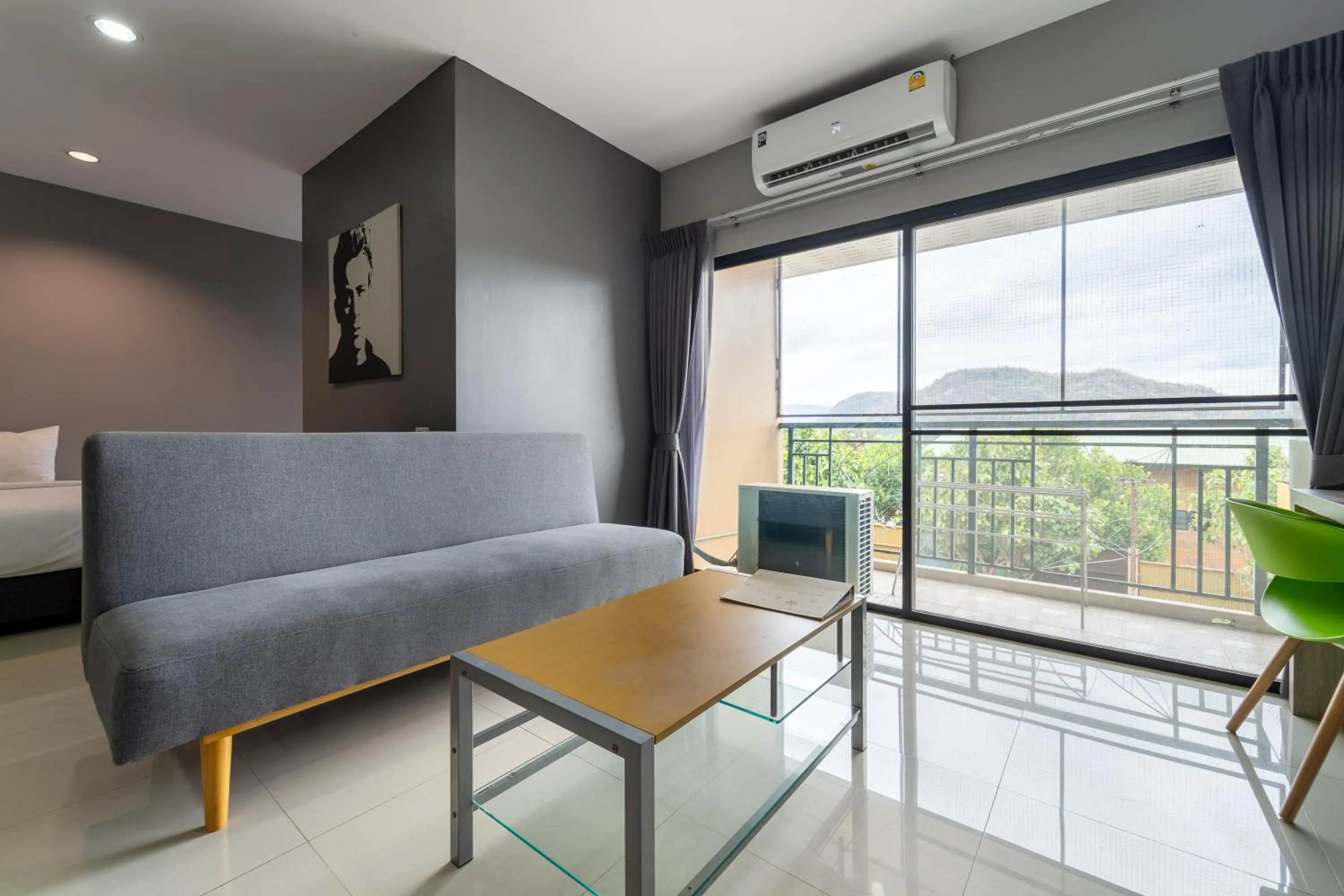 Bed in Grandsiri Resort KhaoYai