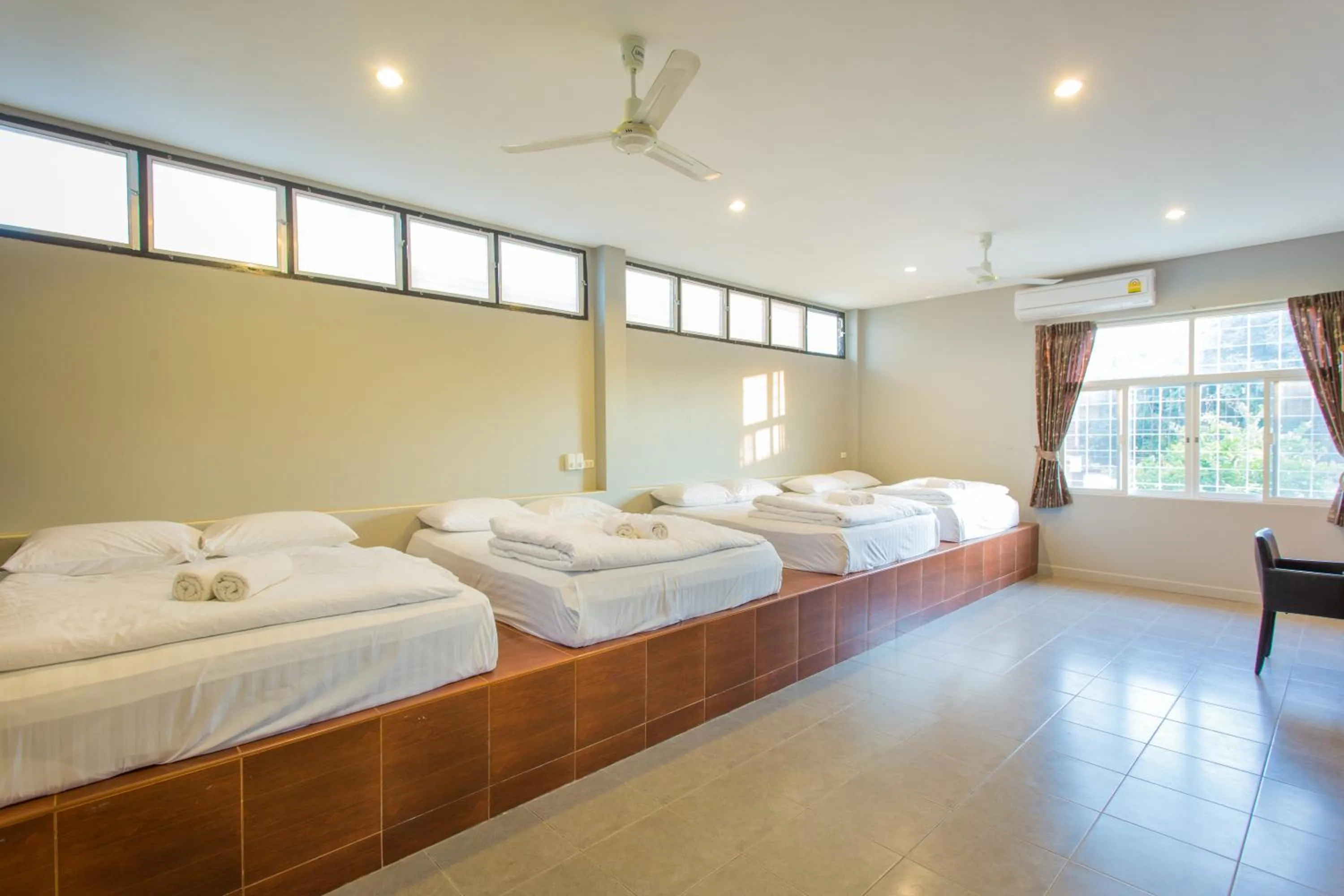 Bed in Grandsiri Resort KhaoYai