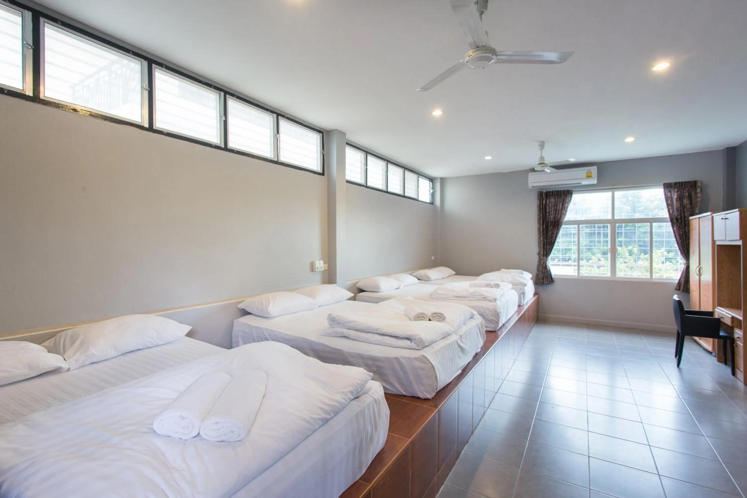 Bed in Grandsiri Resort KhaoYai