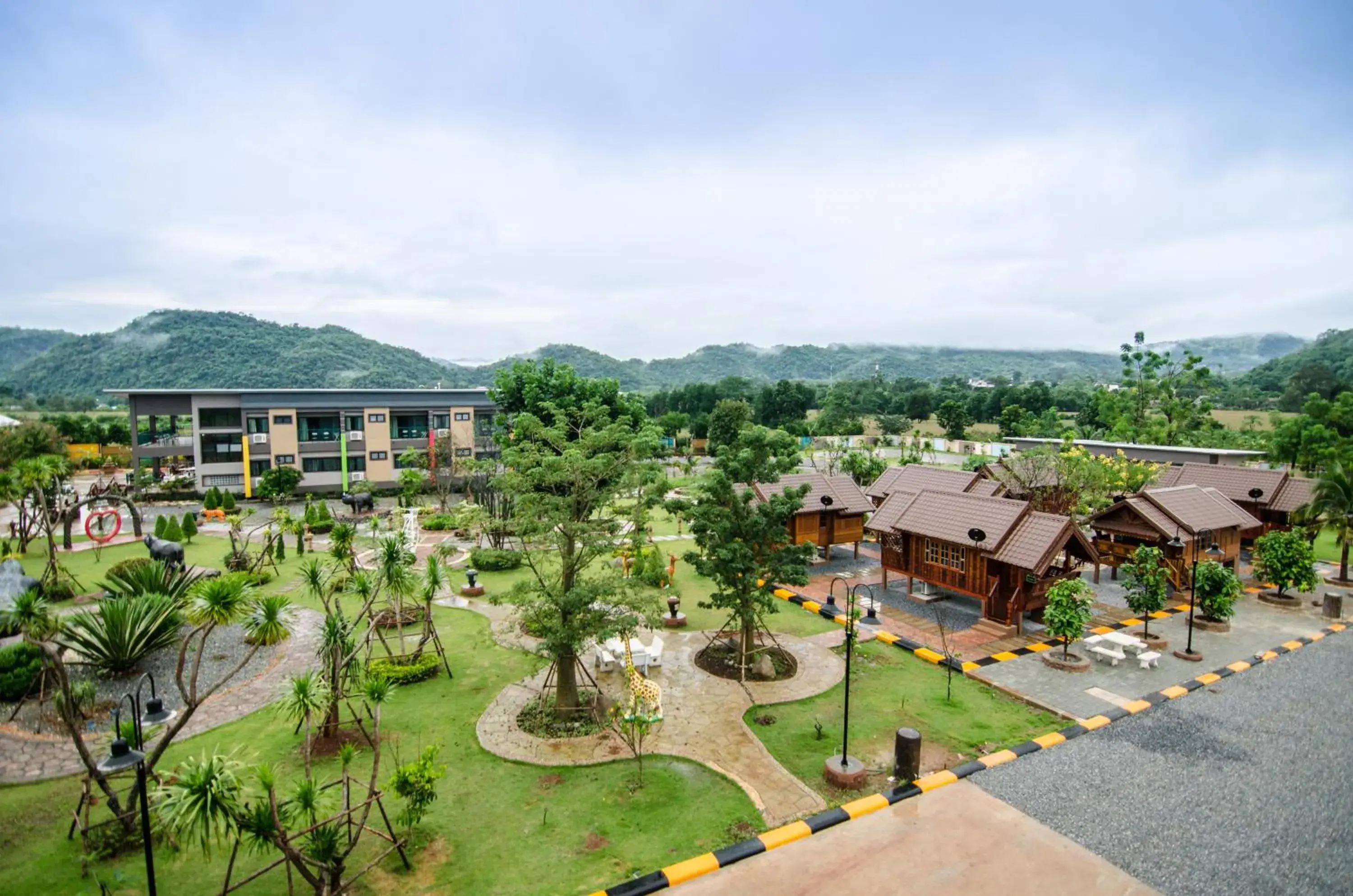 Garden view in Grandsiri Resort KhaoYai Garden view in Grandsiri Resort KhaoYai
