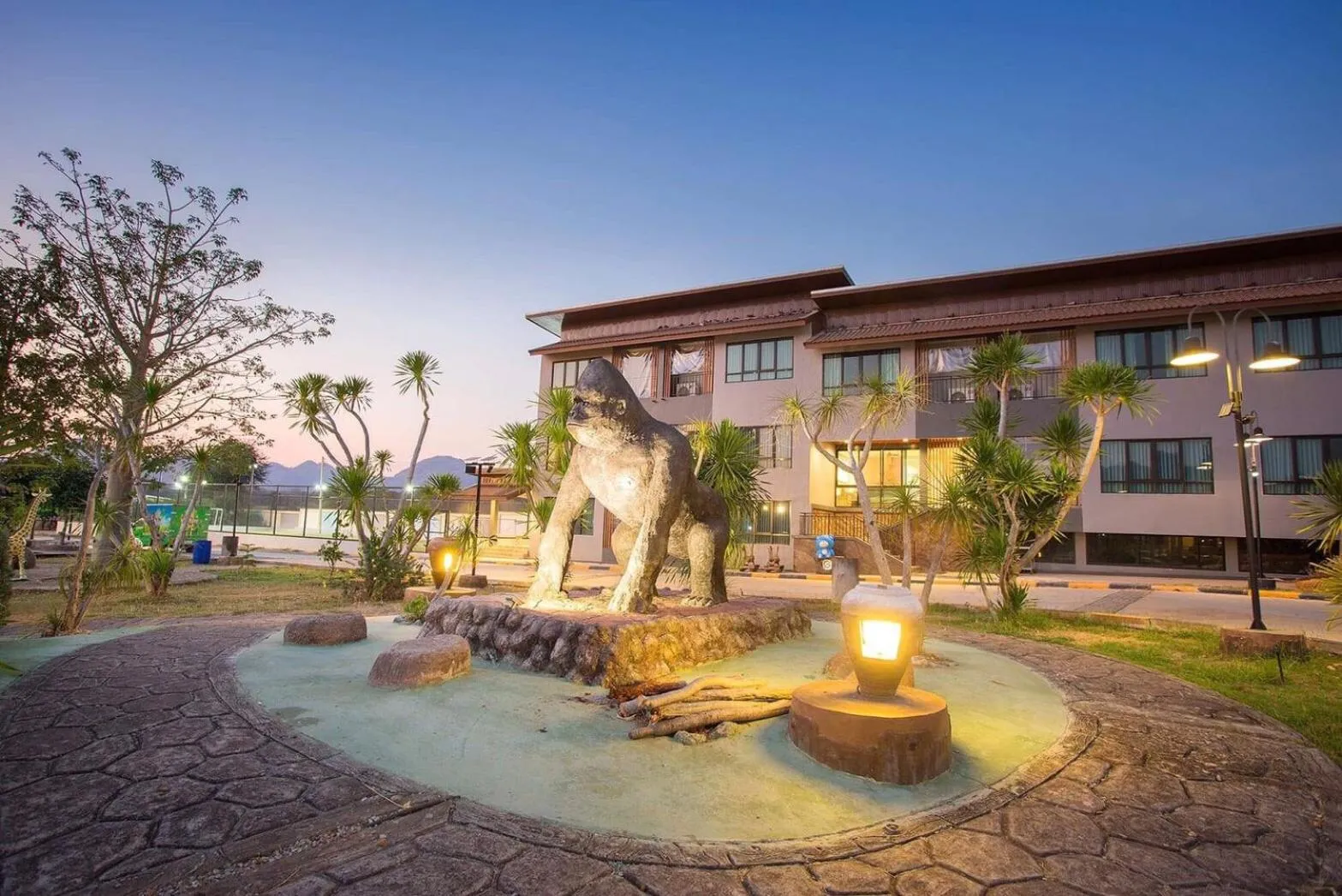 Garden view in Grandsiri Resort KhaoYai