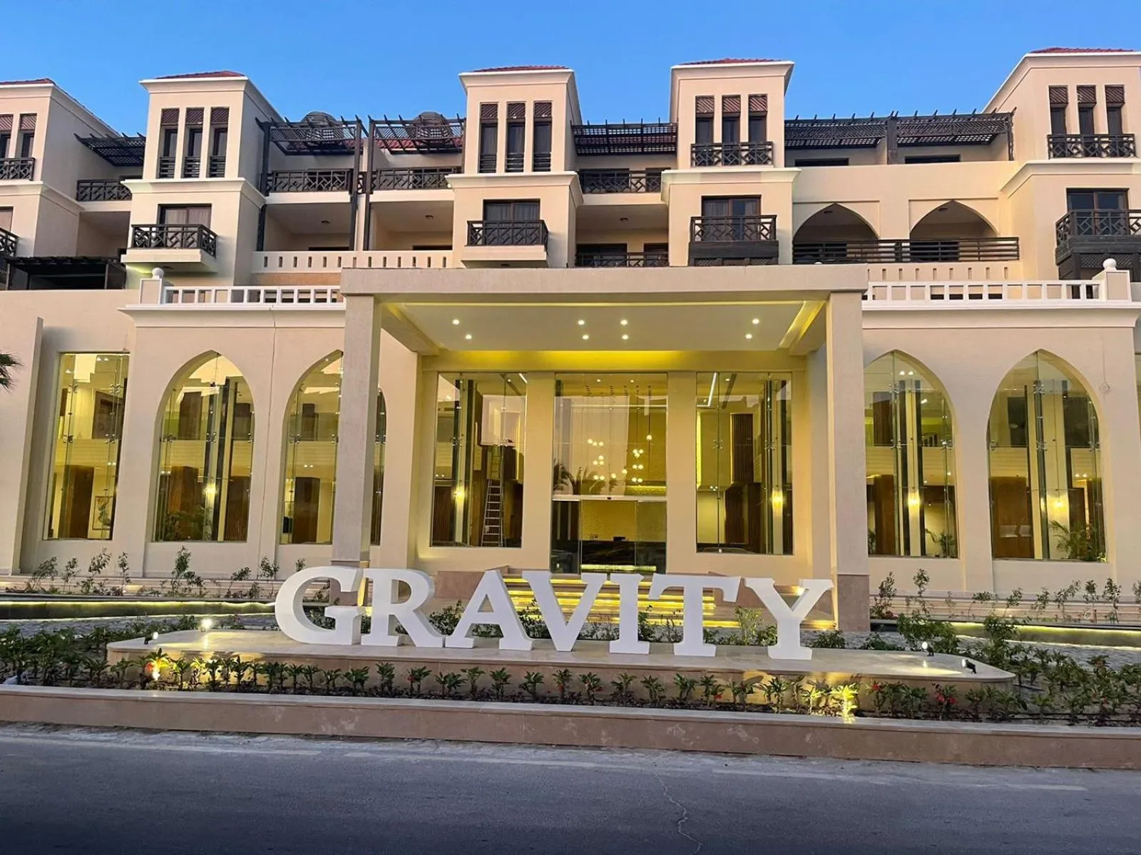 Property building in Gravity Hotel & Aqua Park Hurghada Families and Couples Only