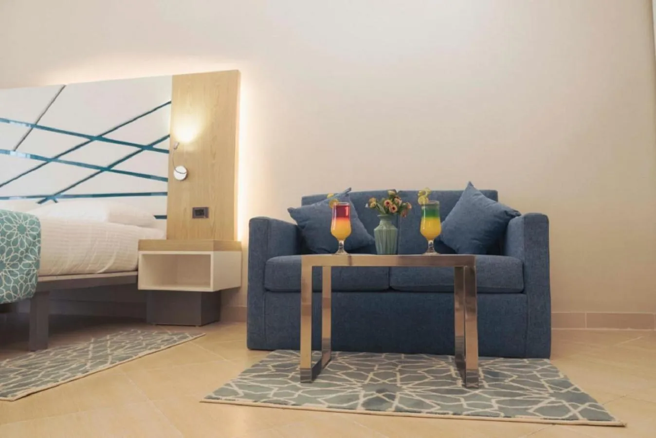 Seating area in Gravity Hotel & Aqua Park Hurghada Families and Couples Only