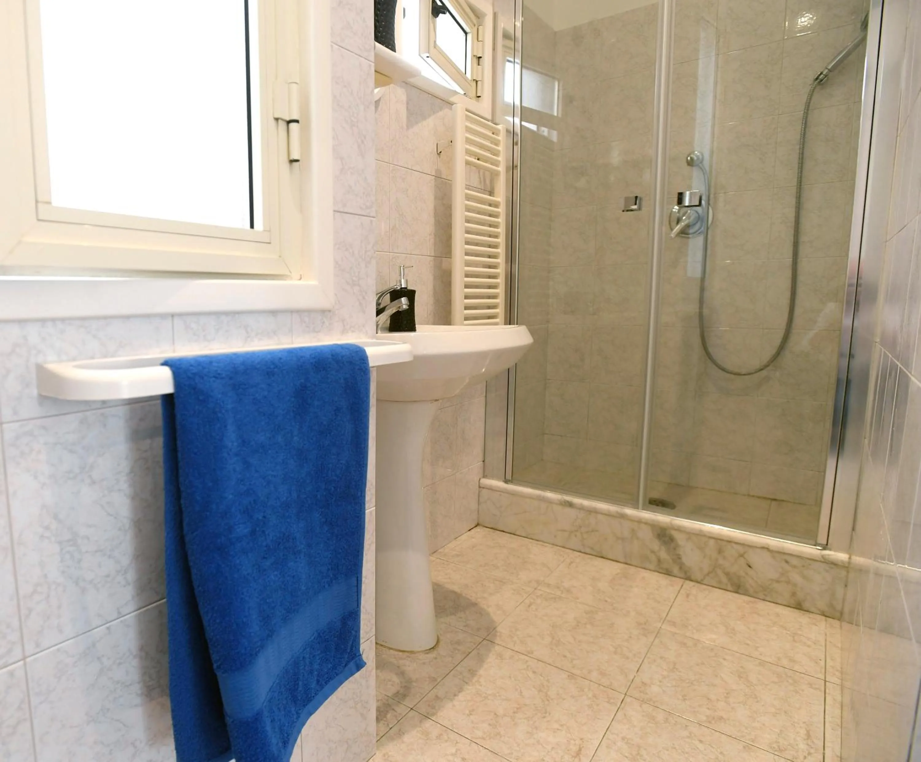 Shower in Big House Colosseum