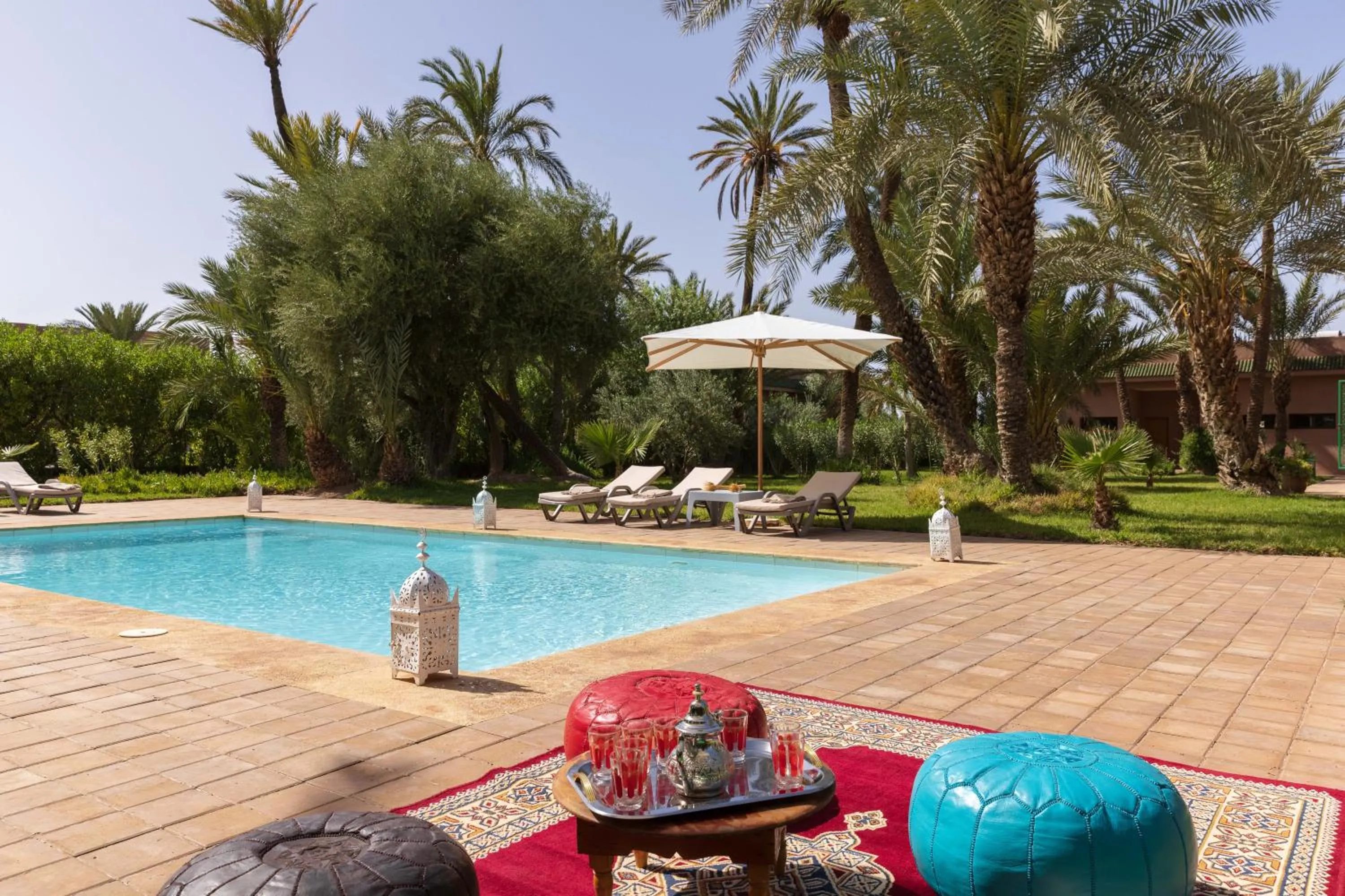 Swimming pool in Domaine Abiad