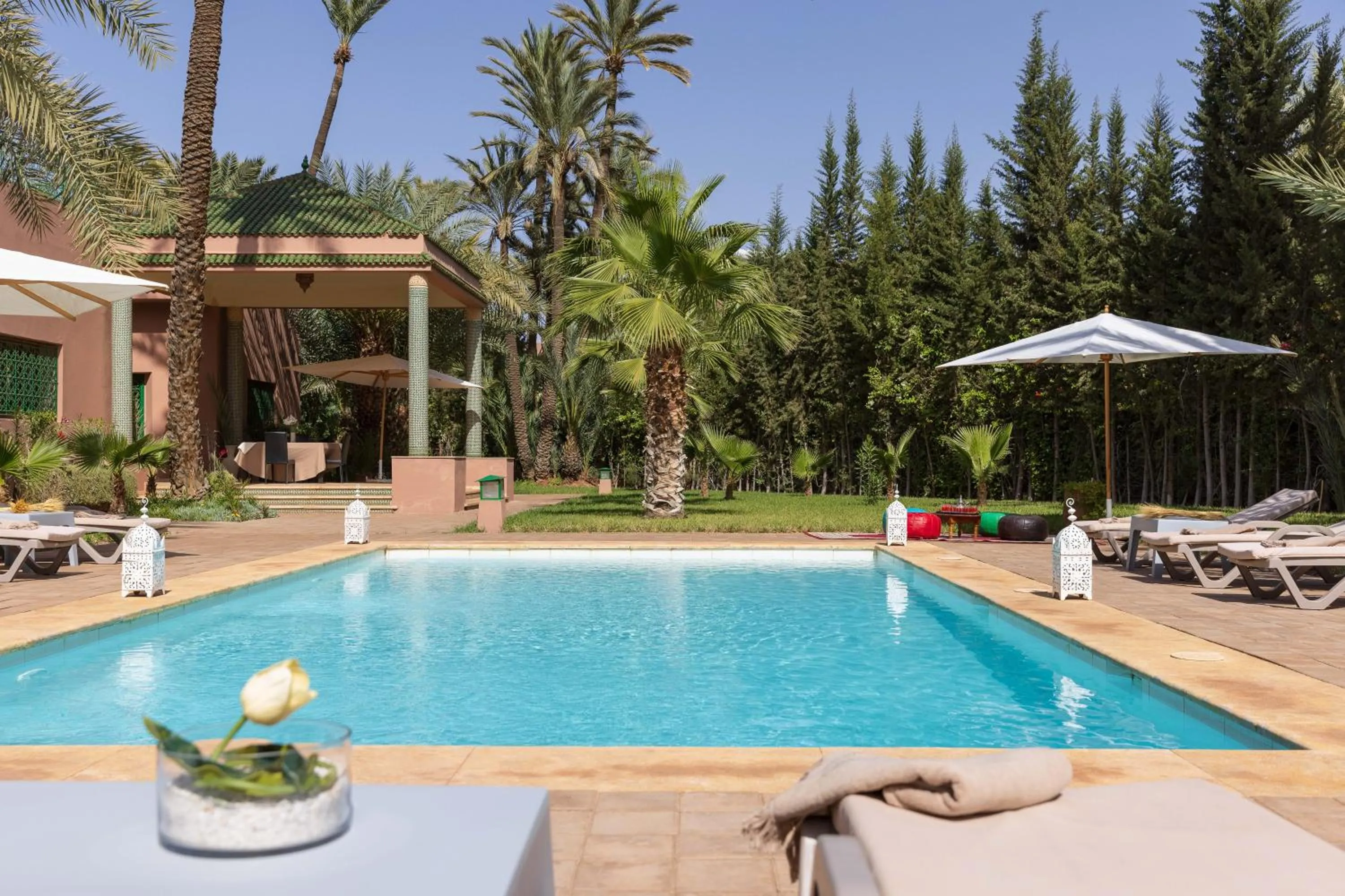 Swimming pool in Domaine Abiad