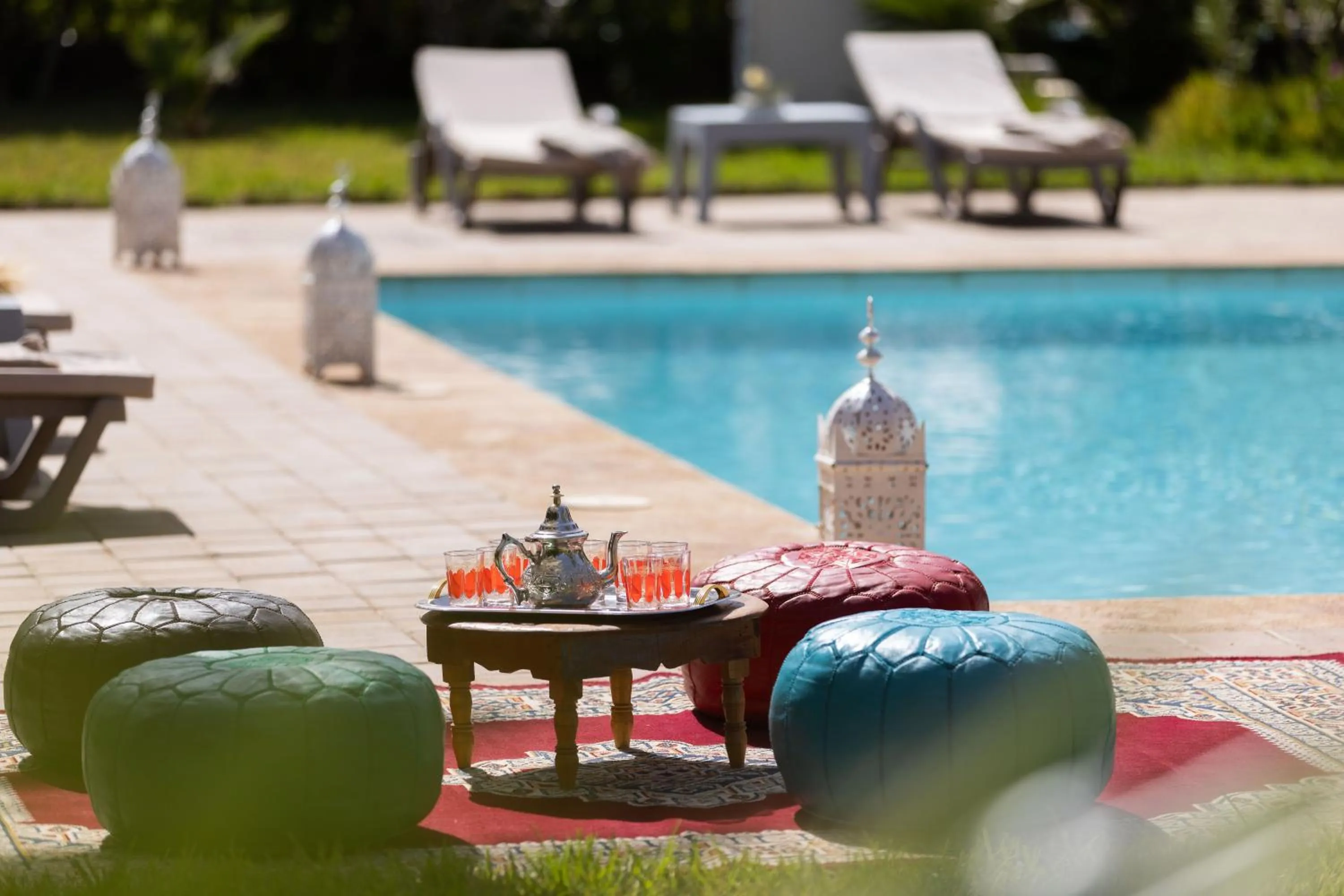 Swimming pool in Domaine Abiad