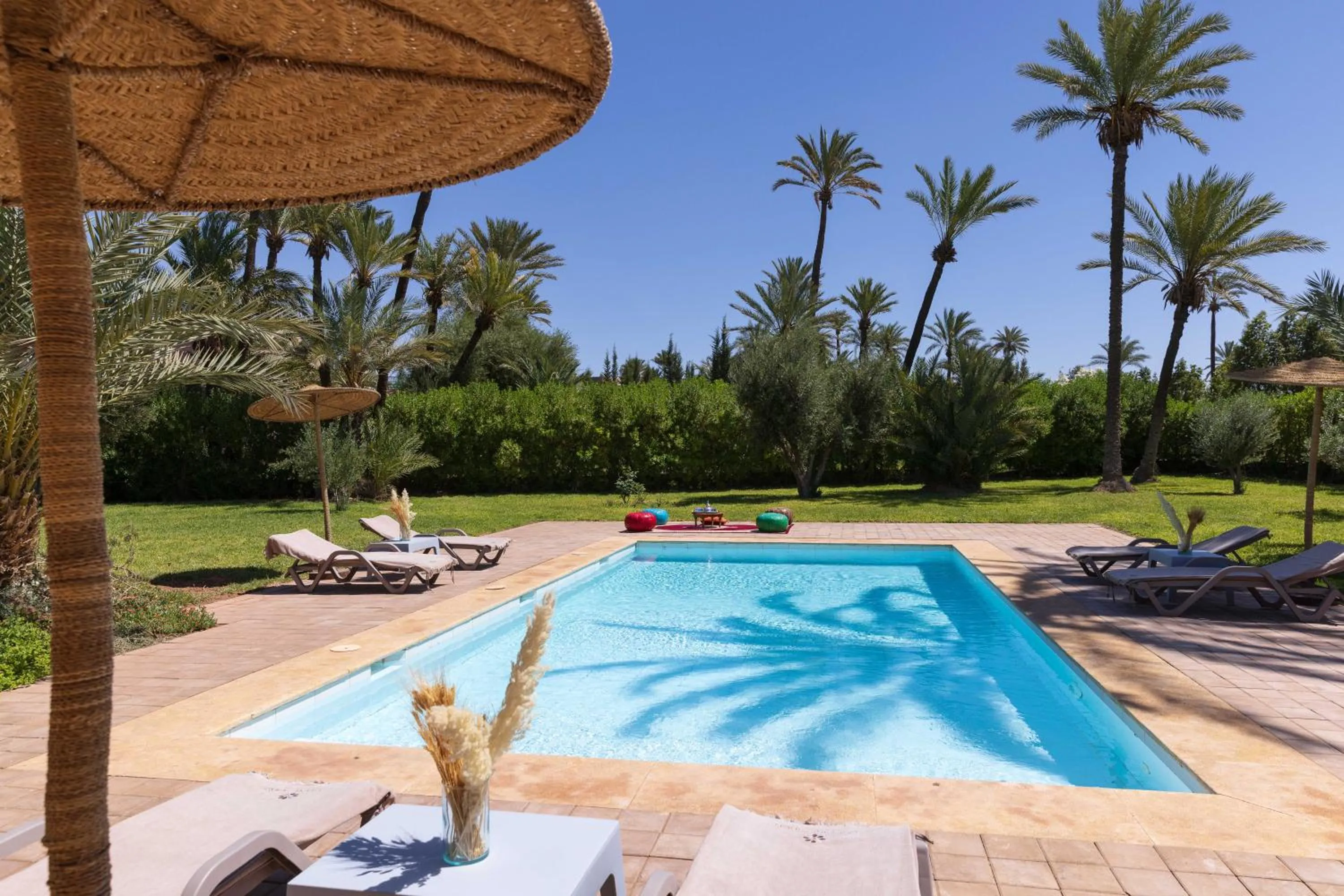 Swimming pool in Domaine Abiad