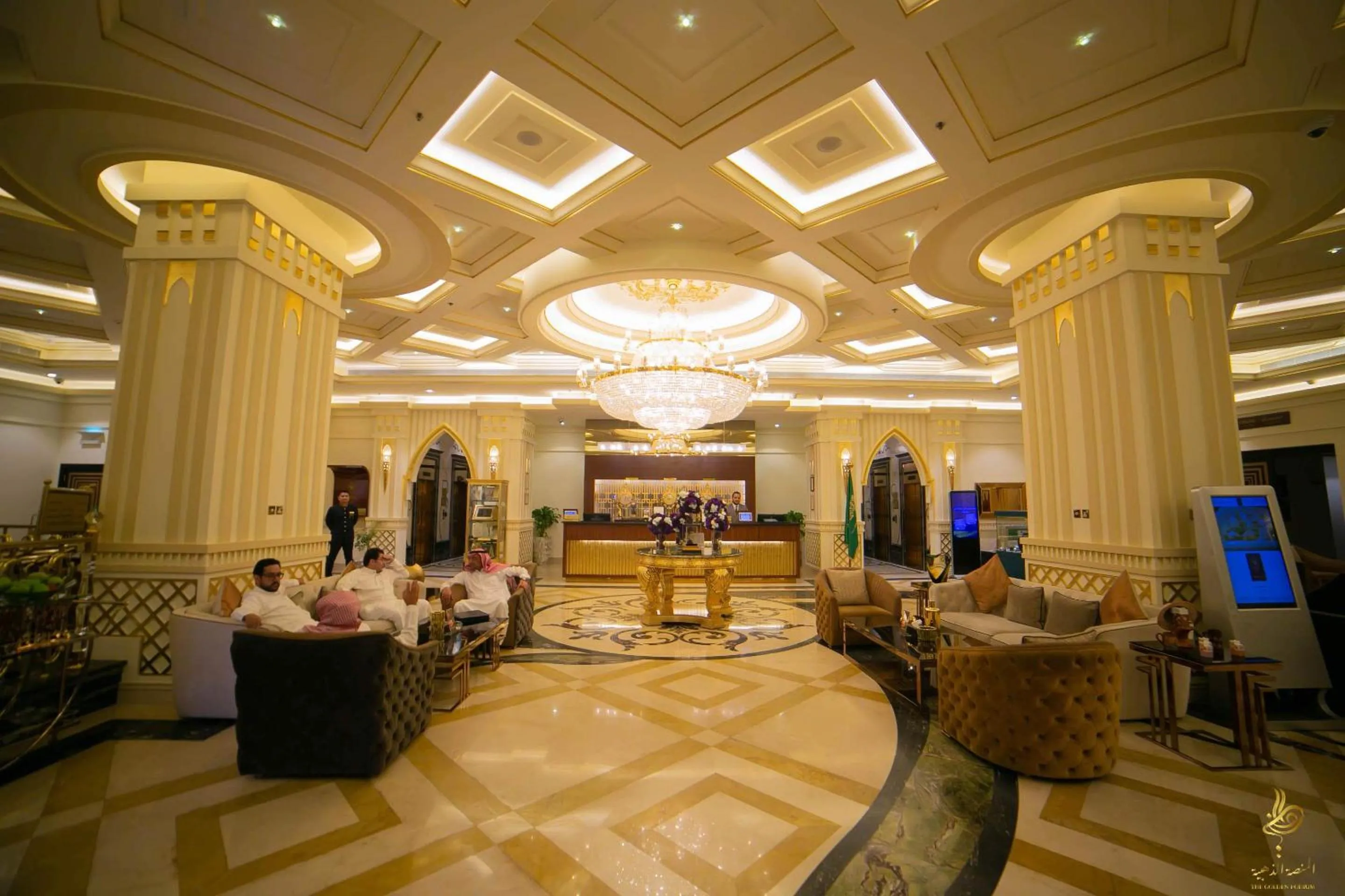 Lobby or reception in Casablanca Grand Hotel