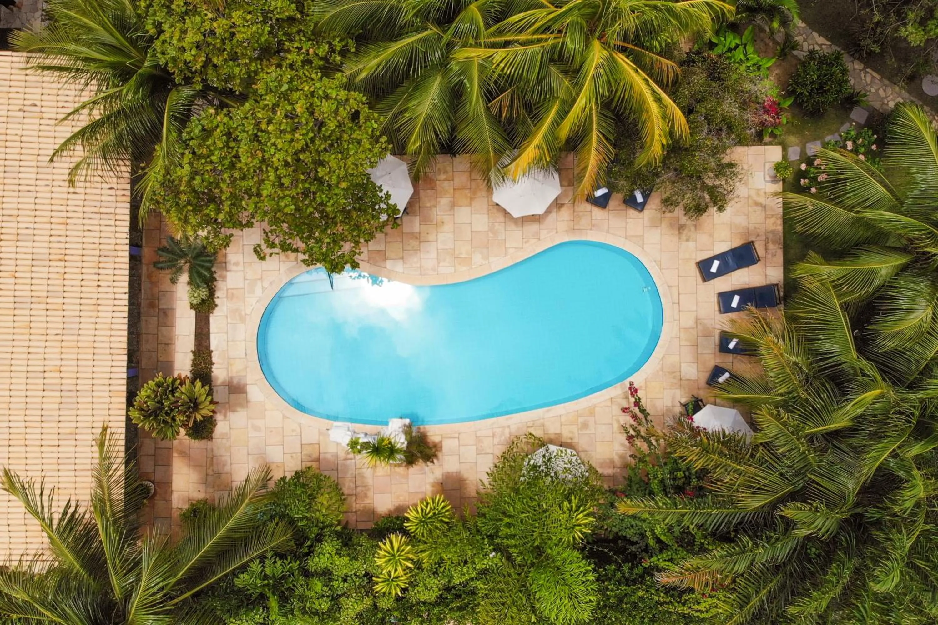 Swimming pool in Pousada Arriba Pipa