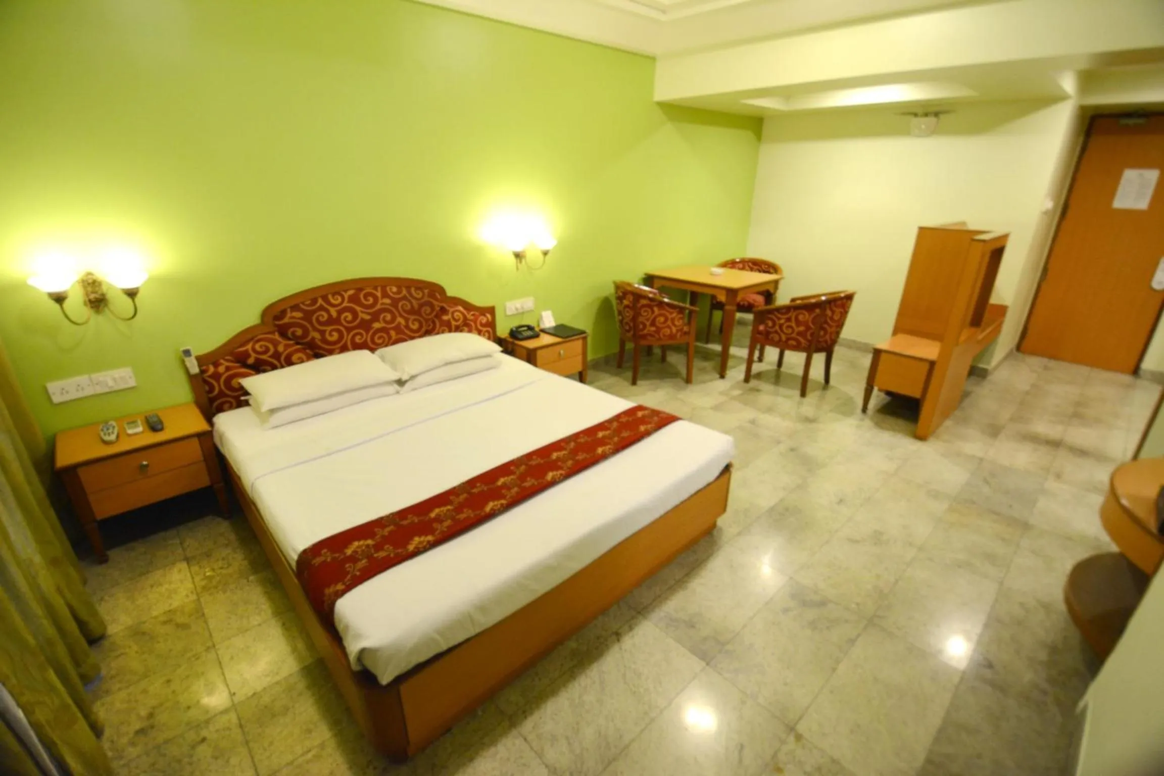 Bedroom, Bed in The Samrat Hotel near Pune Railway Station