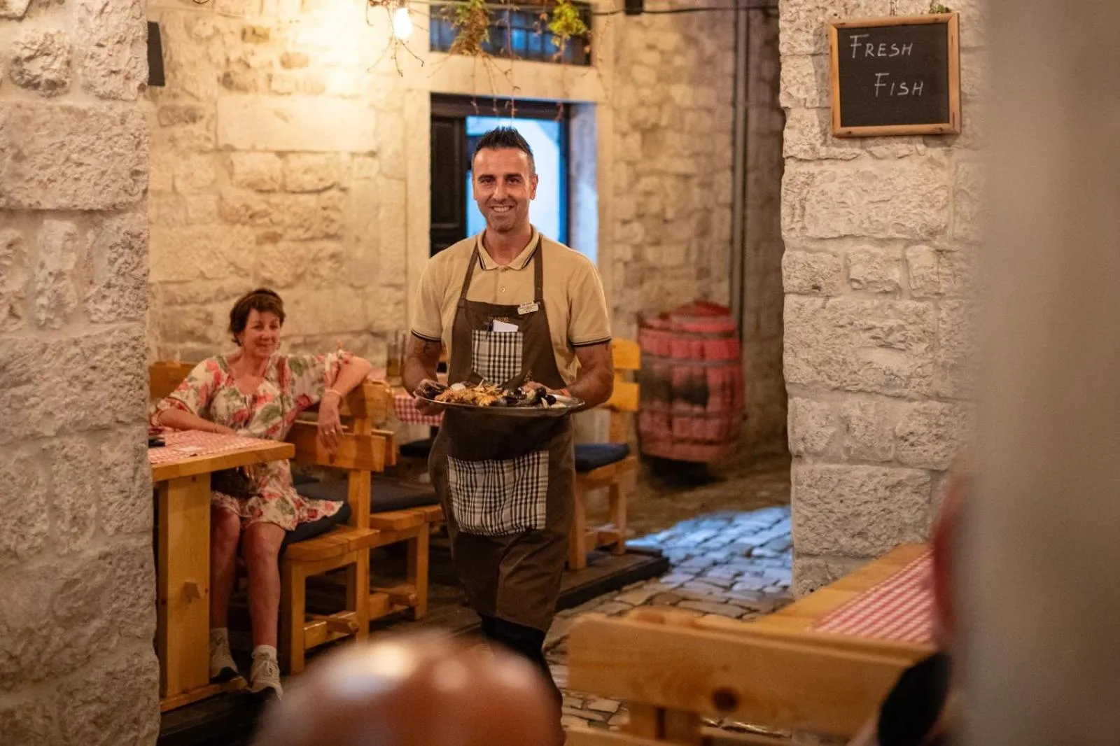 Staff in Heritage Hotel Tragos