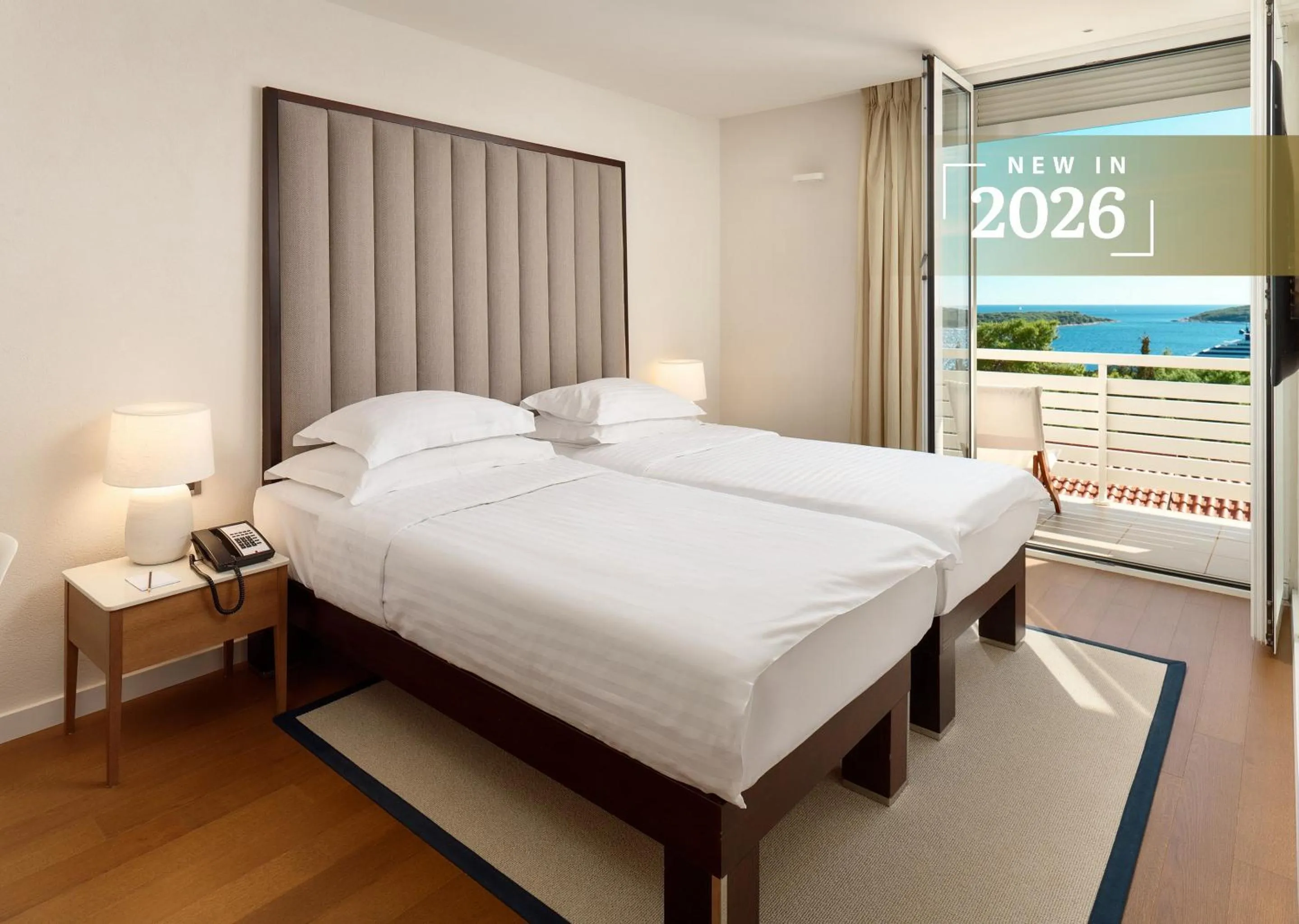 Bed in Amfora Hvar Grand Beach Resort