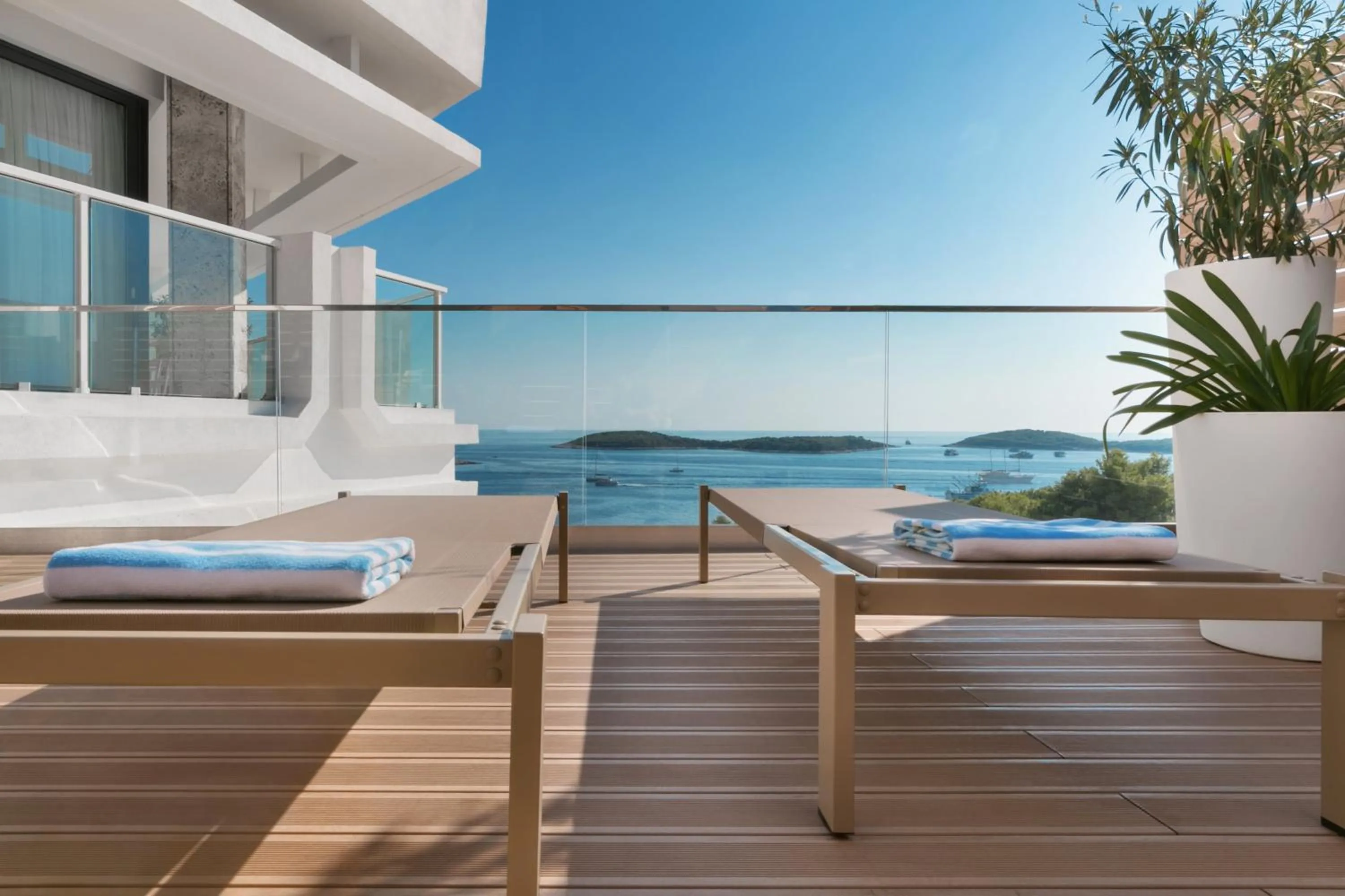 Balcony/Terrace in Amfora Hvar Grand Beach Resort